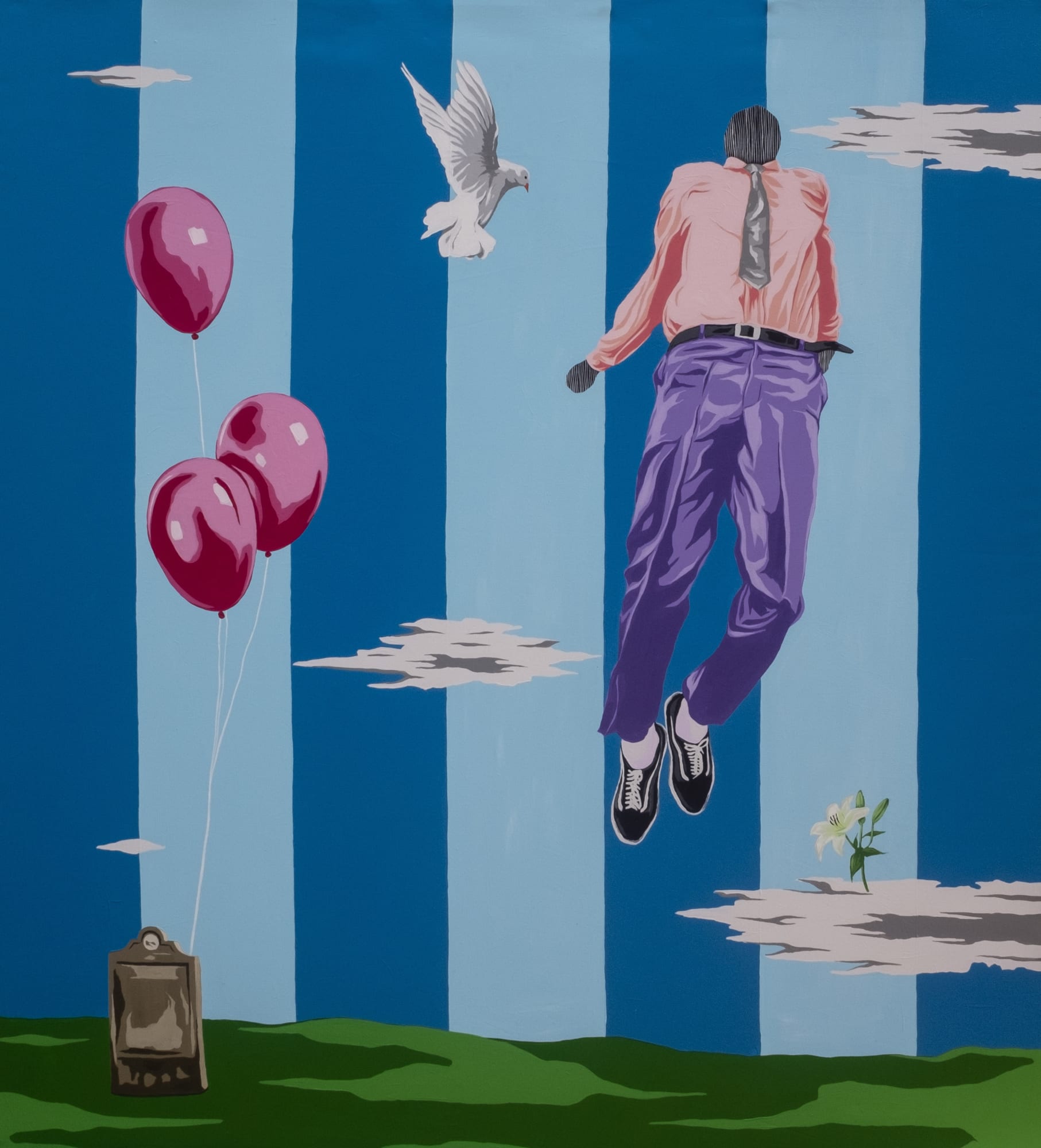 LIife After Life 7 Acrylic on canvas 54 x 60 inches 2020