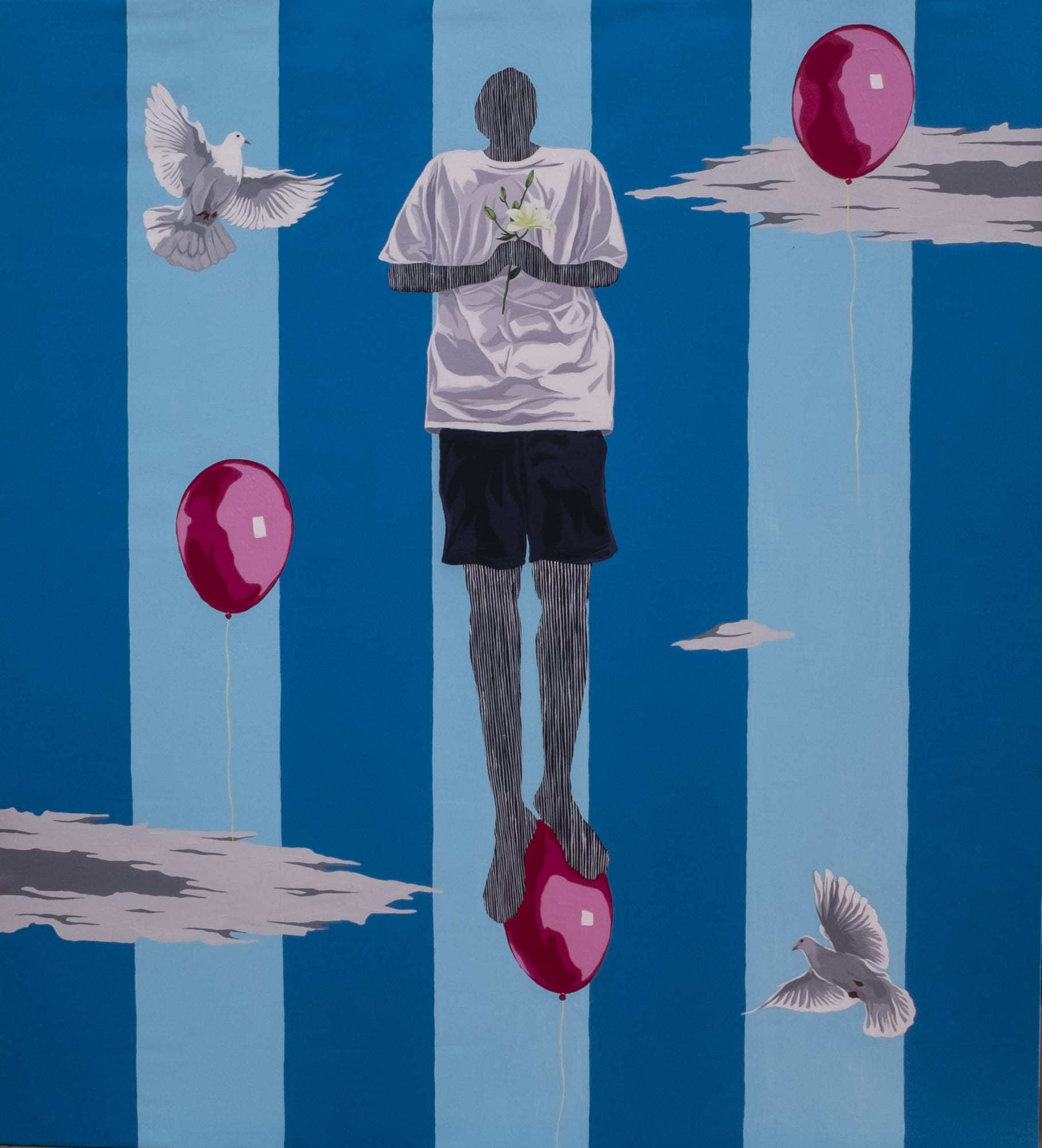 Life After Life 9 Acrylic on canvas 54 x 60 inches 2020