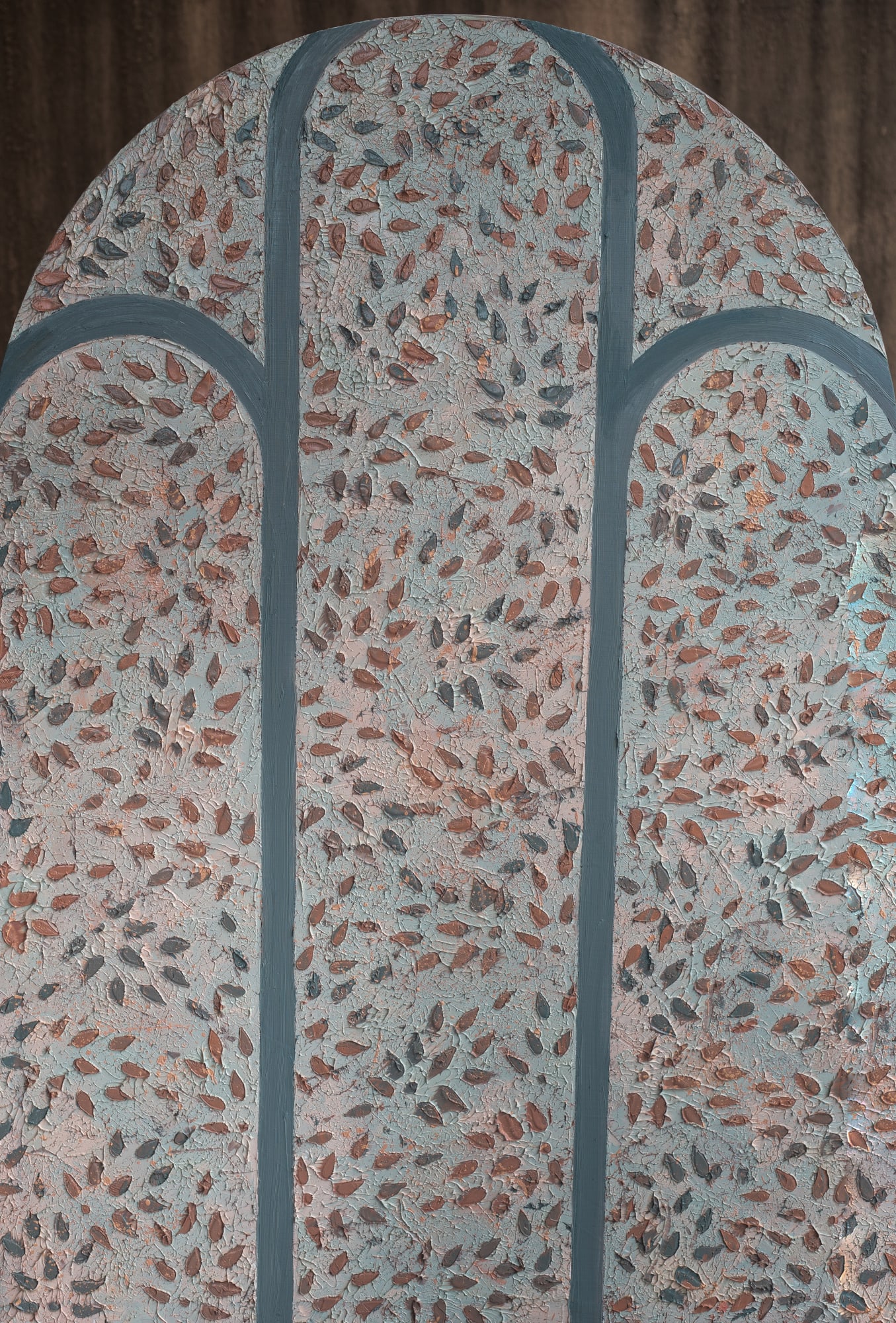 Untitled (Stained Glass V) Oil on canvas 34 x 50 inches 2021