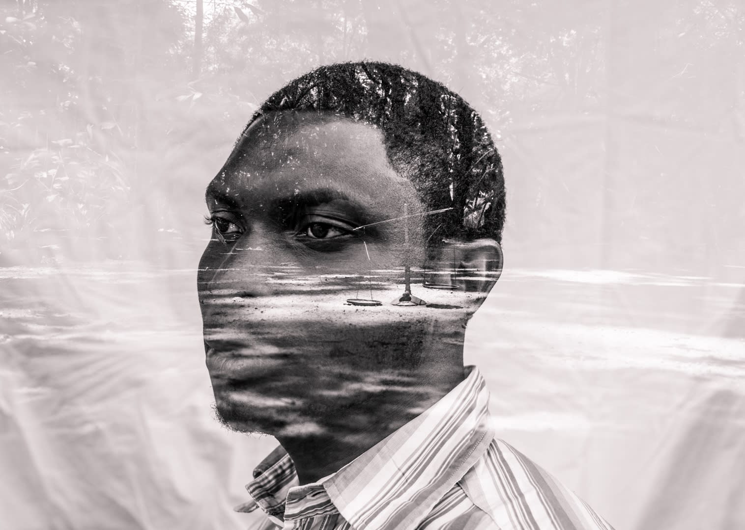 Etinosa Yvonne Abdul Razak Salisu 2 Photographic print on polyester fabric 30 x 42 inches 2019