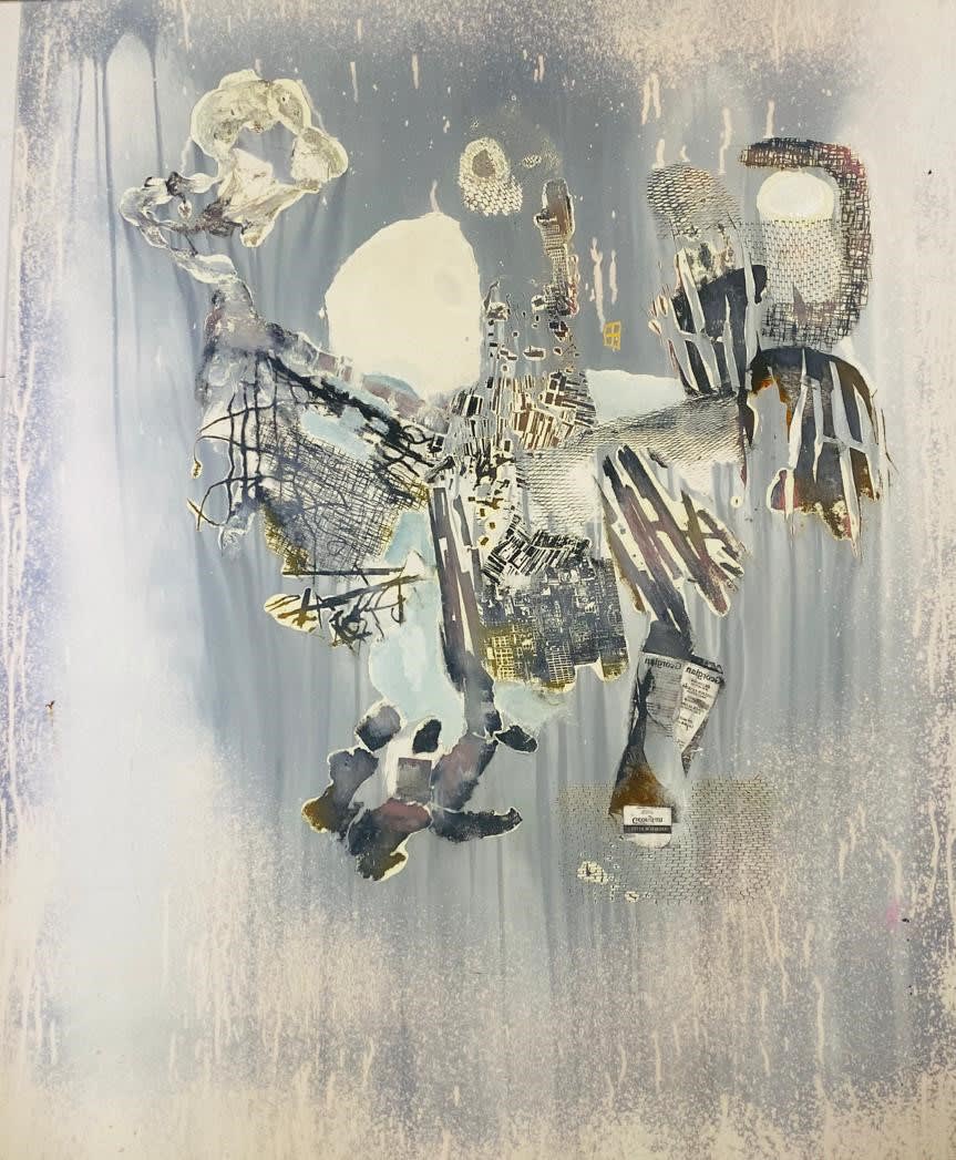 Paul Onditi Background I Mixed Media 55.5 x 44 inches 2018