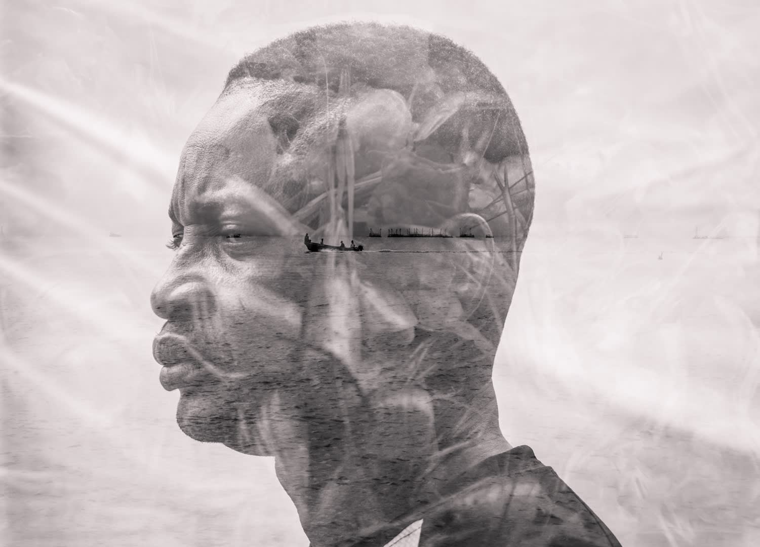 Etinosa Yvonne Jimoh Bonton 2 Photographic print on polyester fabric 30 x 42 inches 2019