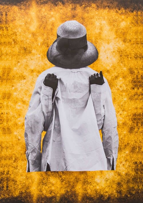 Is This A Woman 2 Mixed media 32.5 x 46 inches 2019