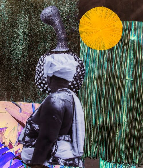 Rhythm Of Tenderness II Mixed media 32.5 x 37 inches 2019