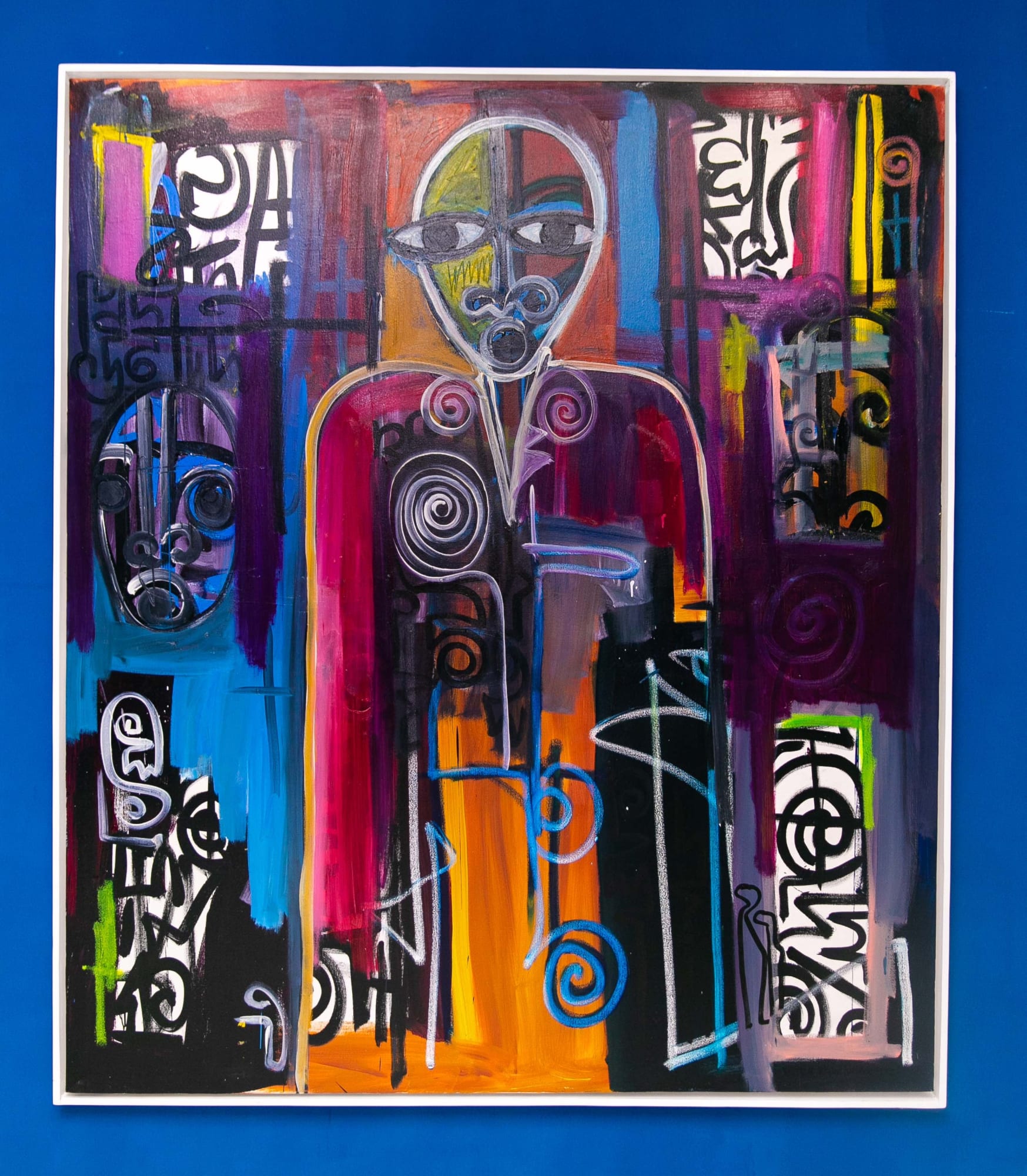 Priest Of Chaste Reveries Oil on canvas 60 x 70 inches 2019