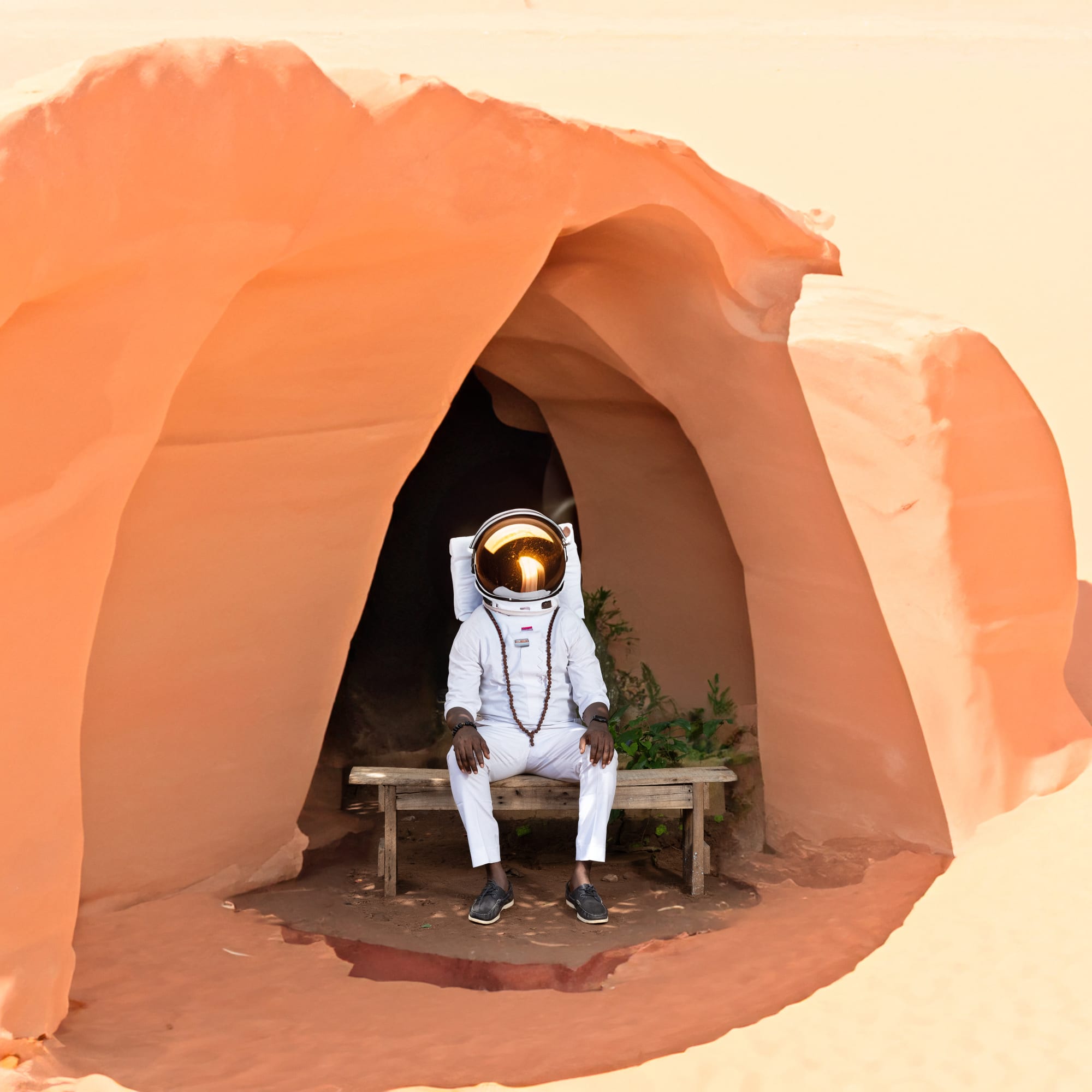 Neec Nonso The empty space in the head is very vast Giclee Print on Archival Paper 12 x 12 Inches 2023