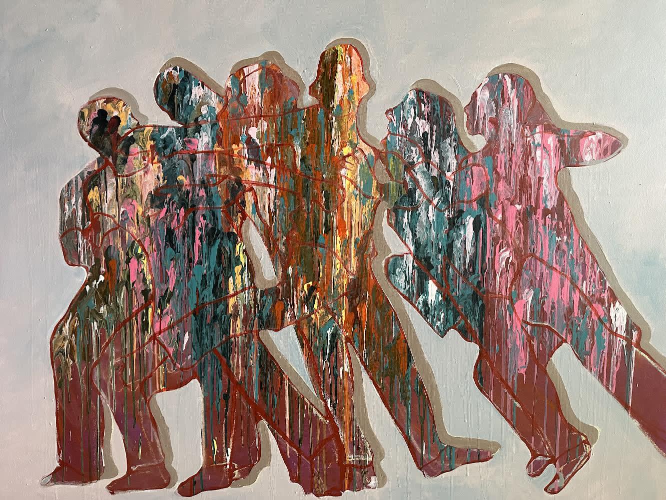 Atinuke Macaulay-Layinde Jarunpa Acrylic on Canvas 48 x 60 Inches 2023