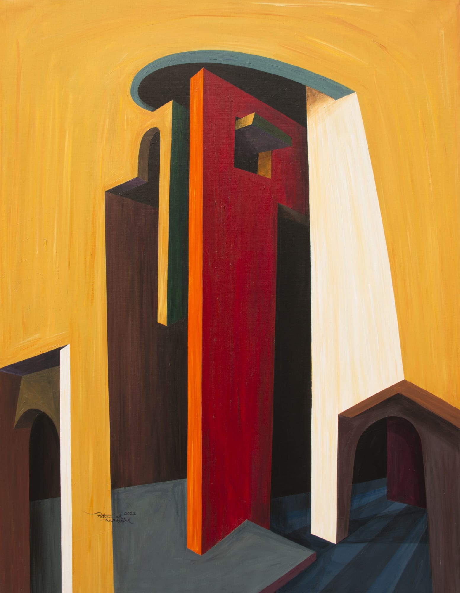 Lady of the Emirate| Acrylic on Canvas| 48 x 36 Inches| 2022