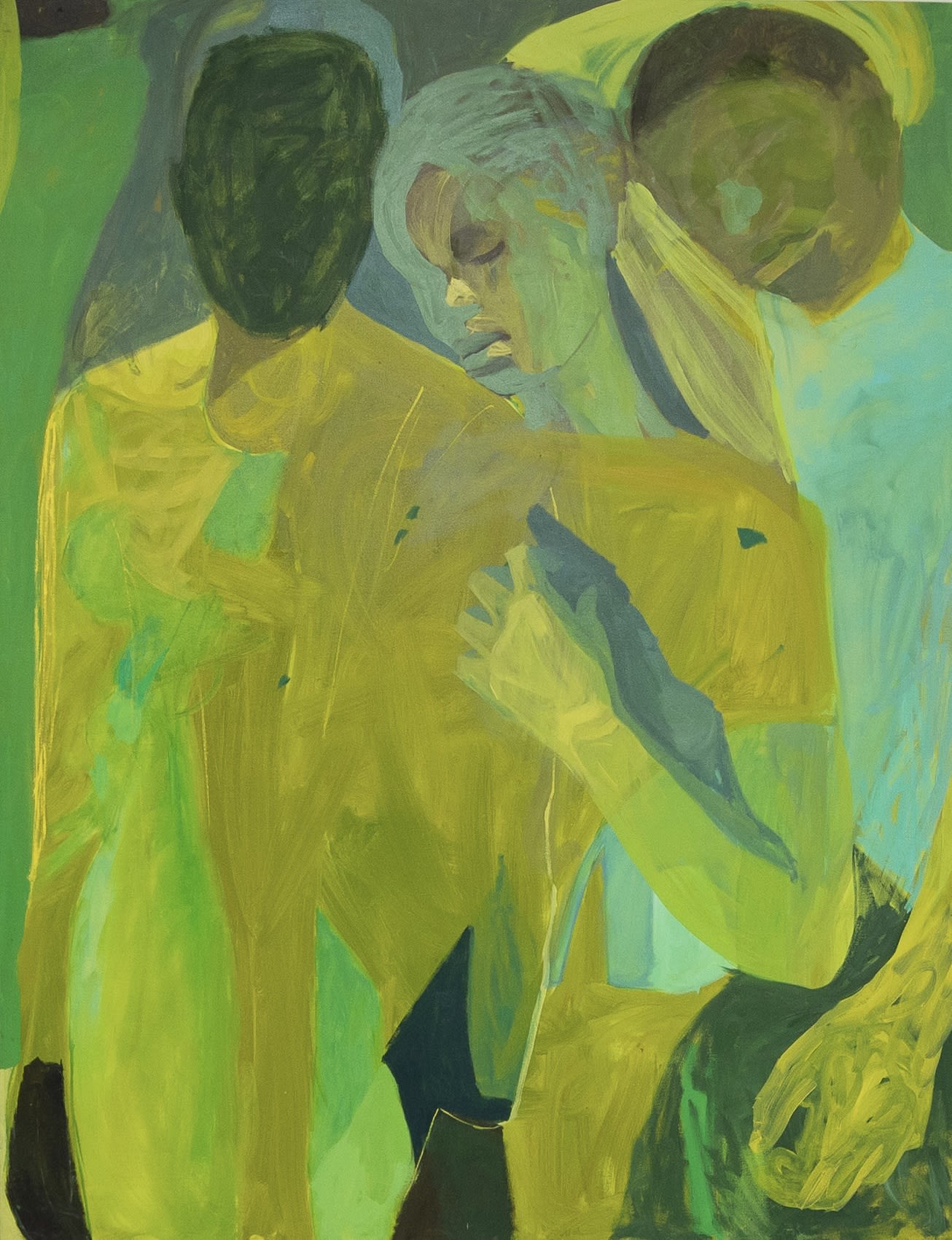 Tizta Berhanu Erased Memories Oil on Canvas 70 x 55 Inches 2022