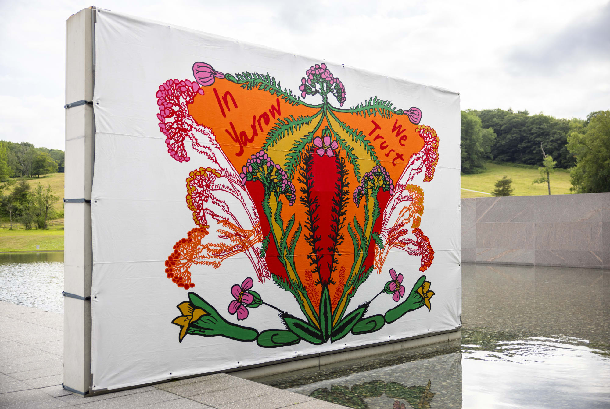 Carolina Caycedo, 'In Yarrow We Trust,' Clark Art Institute, 2023.