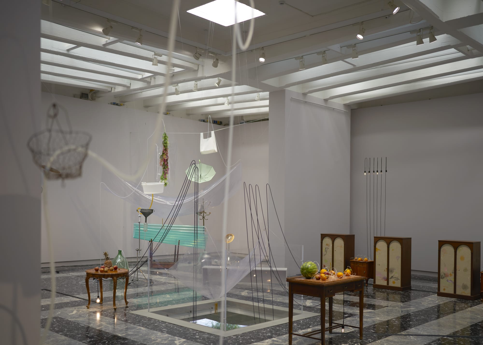 'Yuko Mohri: Compose,' 2024. Japan Pavilion at the 60th International Art Exhibition. Photo by kugeyasuhide.