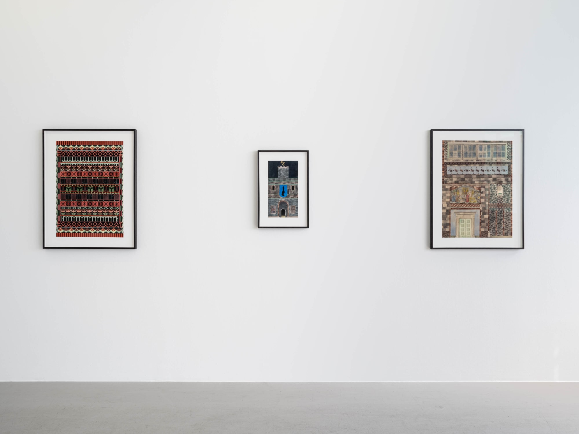 Installation view, Fredrik Söderberg, En förlorad värld, 2022, Cecilia Hillström Gallery. Photo: Jean-Baptiste Béranger