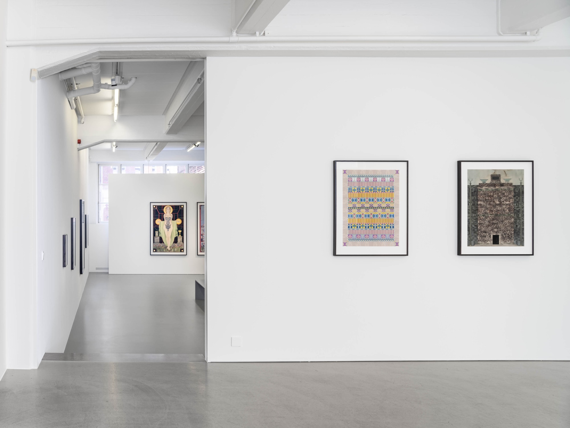 Installation view, Fredrik Söderberg, En förlorad värld, 2022, Cecilia Hillström Gallery. Photo: Jean-Baptiste Béranger