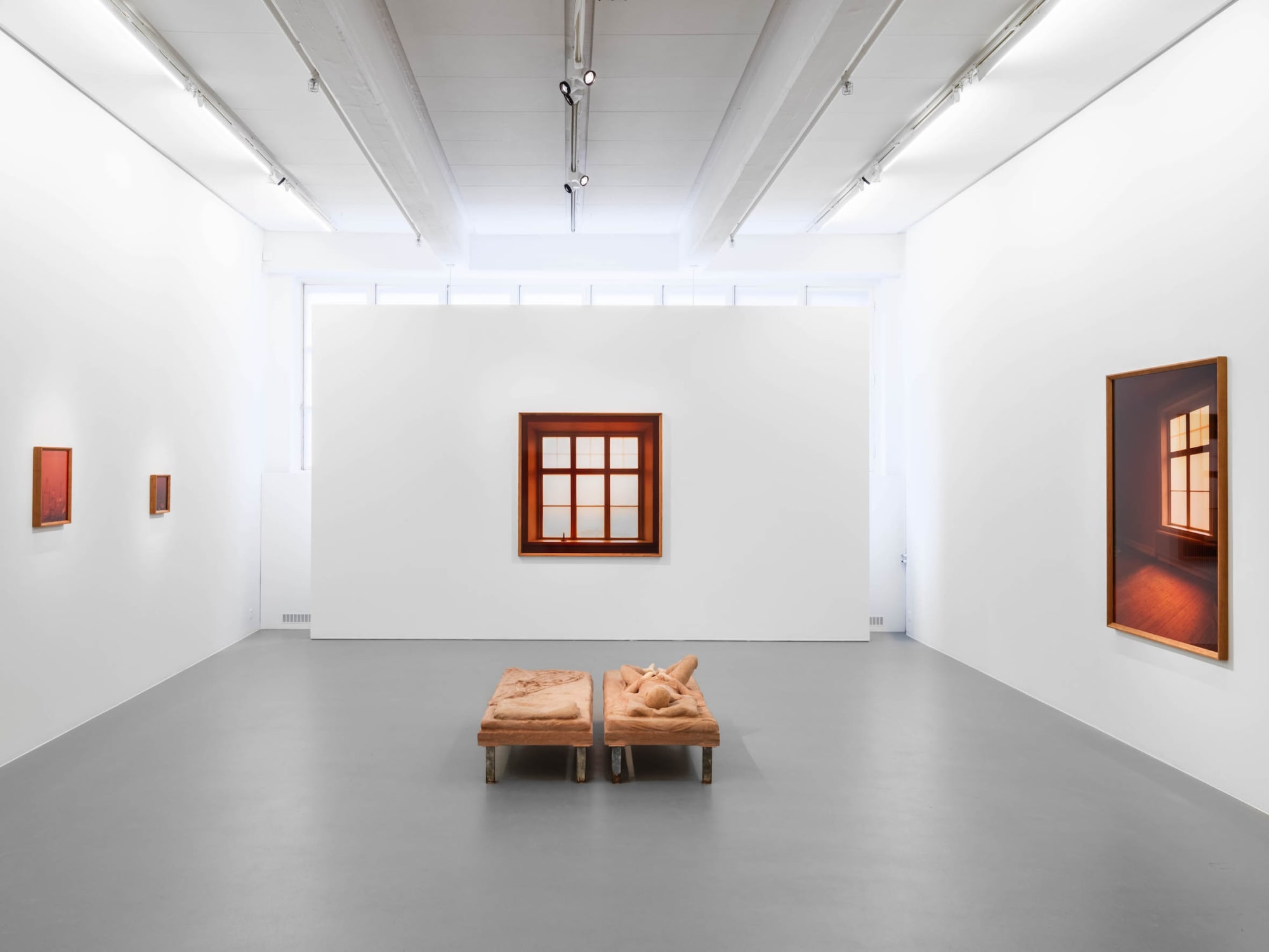 Installation view, Lovisa Ringborg, The Living Room, 2023, Cecilia Hillström Gallery. Photo: Jean-Baptiste Béranger.