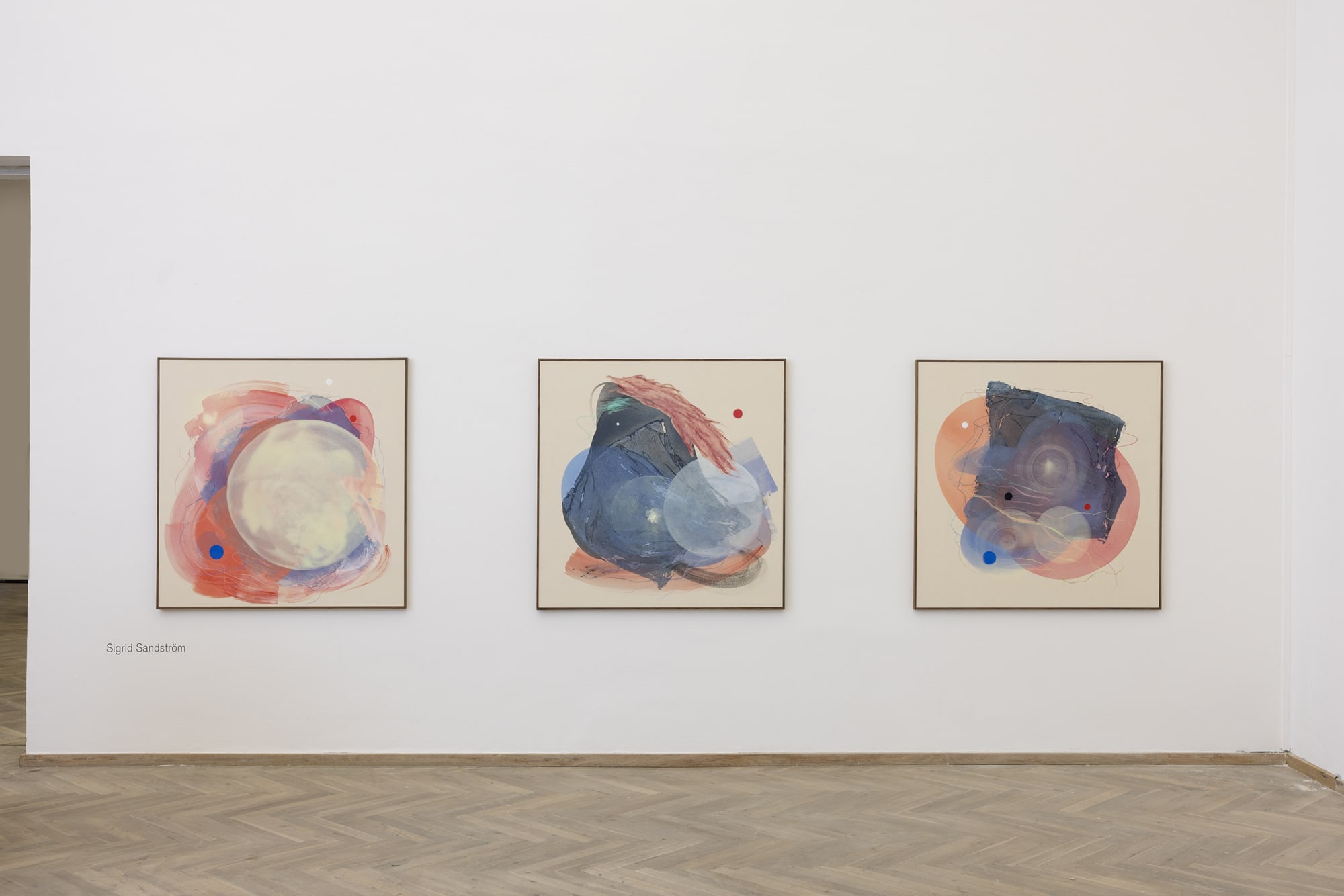 Installation view, Sigrid Sandström & Olle Norås, CHART 2023, Cecilia Hillström Gallery. Photo: Jan Søndergaard