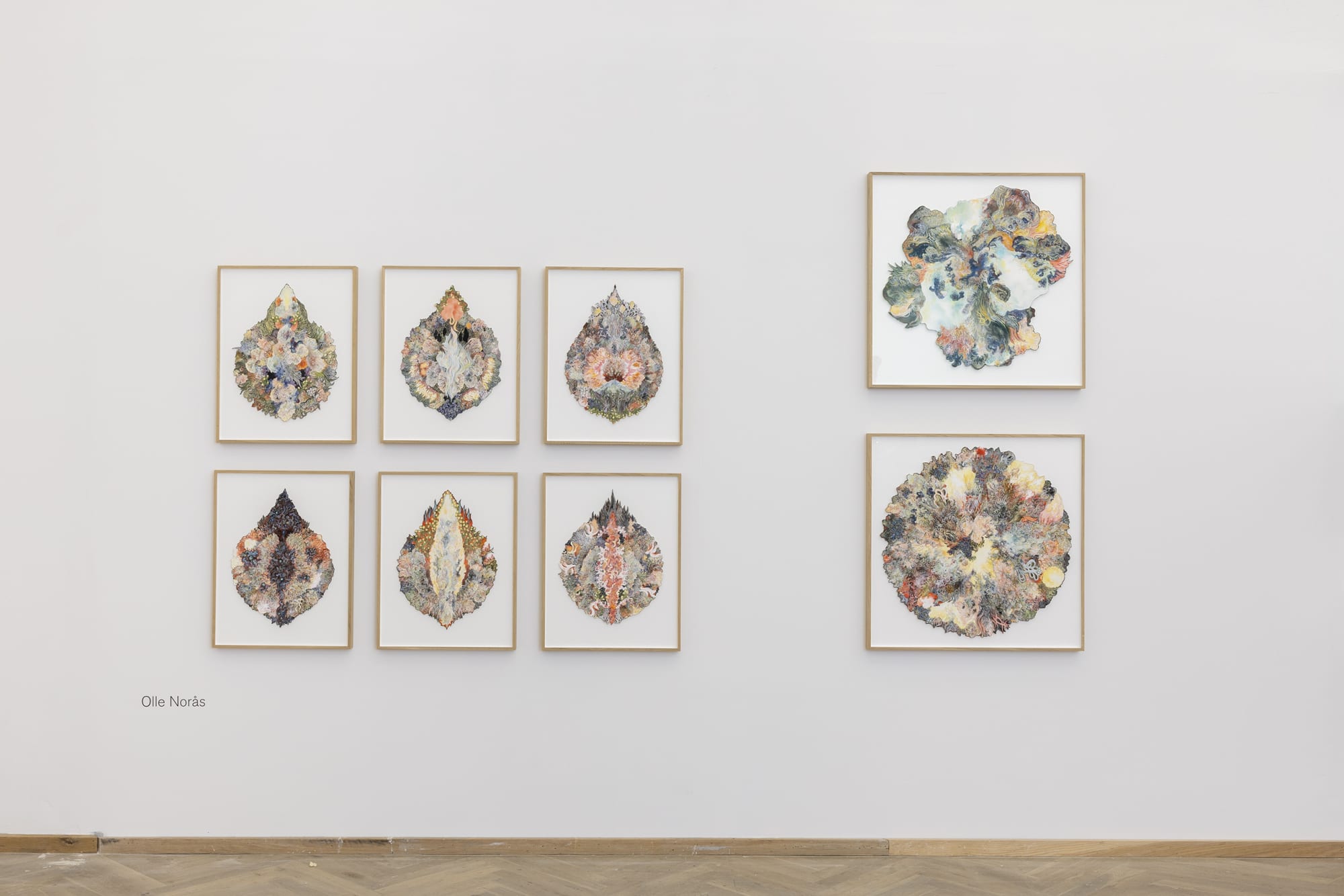 Installation view, Sigrid Sandström & Olle Norås, CHART 2023, Cecilia Hillström Gallery. Photo: Jan Søndergaard