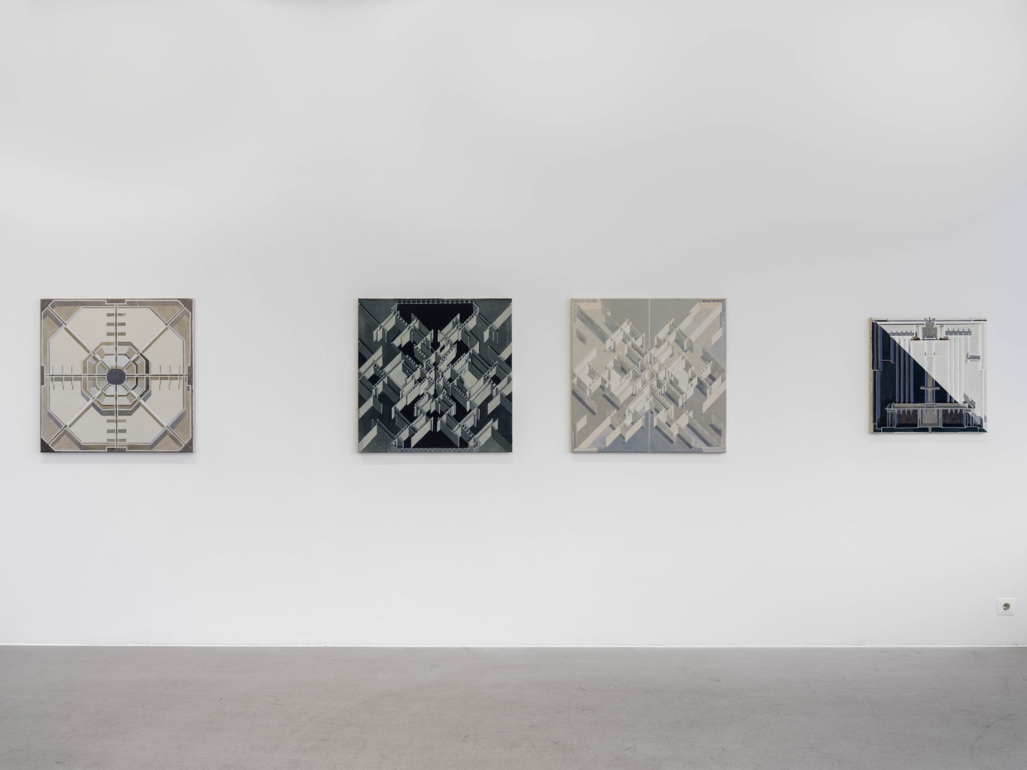 Installation view, Linnea Rygaard, Zodiac, 2023, Cecilia Hillström Gallery. Photo: Jean-Baptiste Béranger.