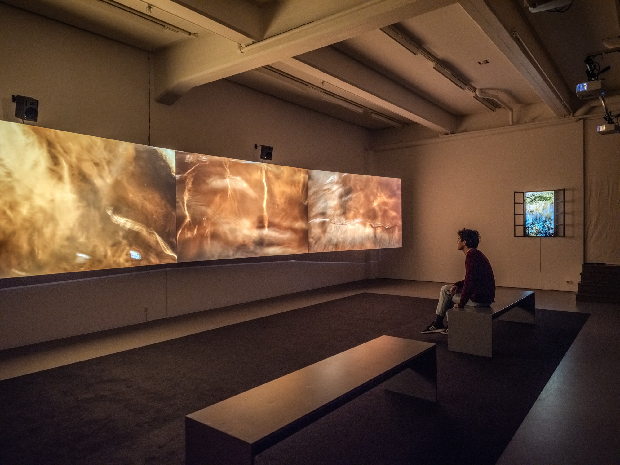 Installation view, Mats Hjelm, Memories of Lakes Lost, 2024, Cecilia Hillström Gallery. Photo: Jean-Baptiste Béranger