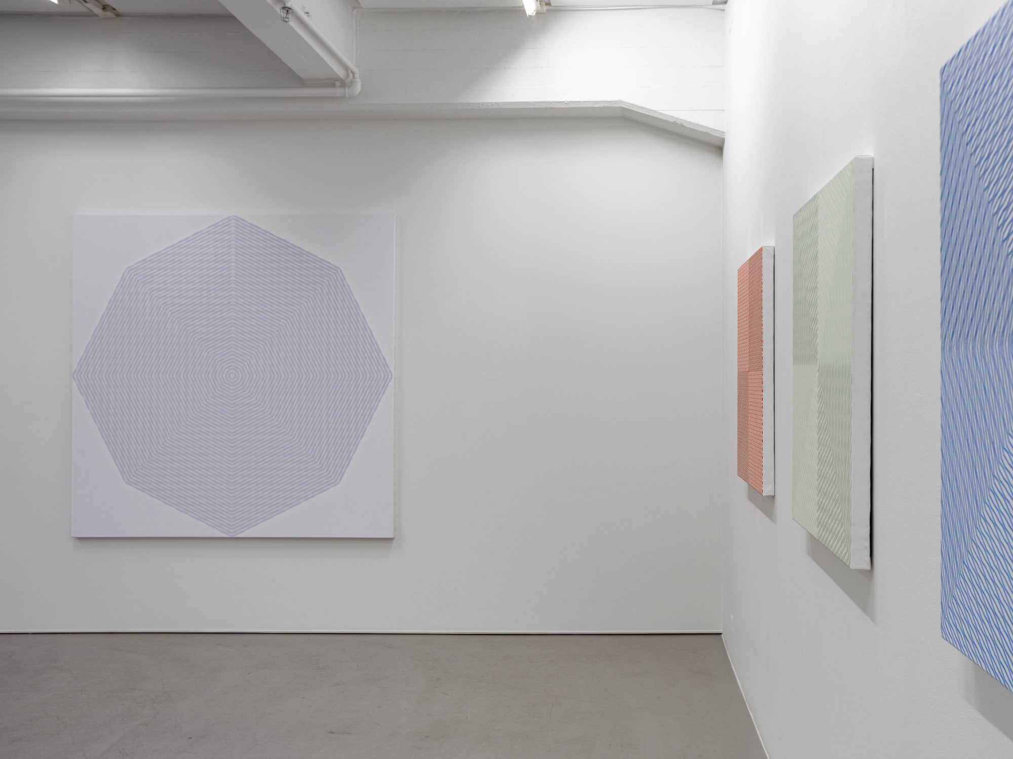 Installation view, Sonja Larsson, Radiance, 2024, Cecilia Hillström Gallery. Photo: Jean-Baptiste Béranger.