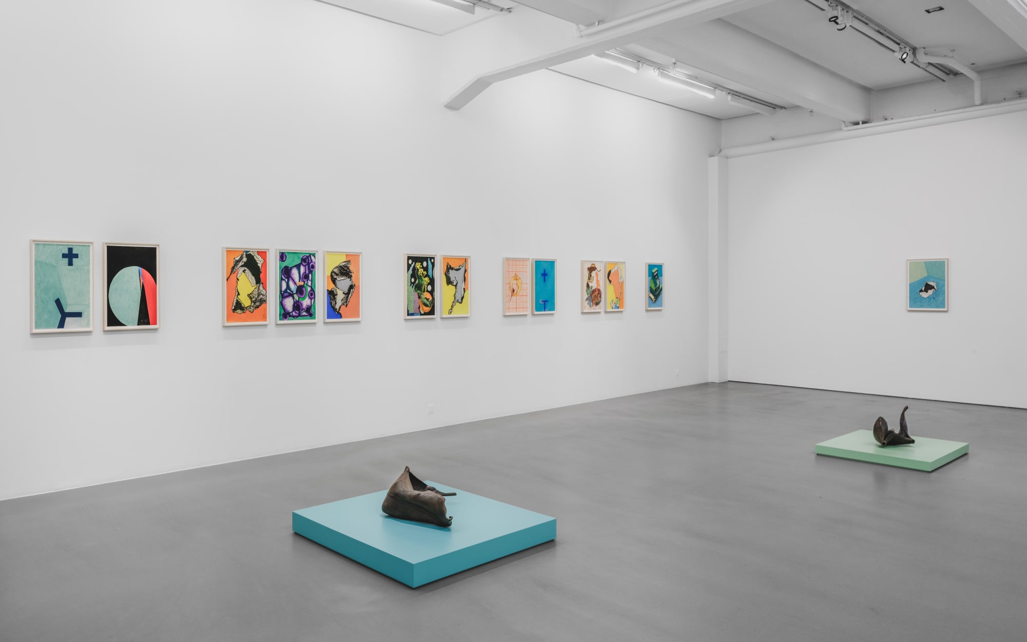 Installation view, Carl Boutard, Degrowth, 2025, Cecilia Hillström Gallery. Photo: Jean-Baptiste Béranger.