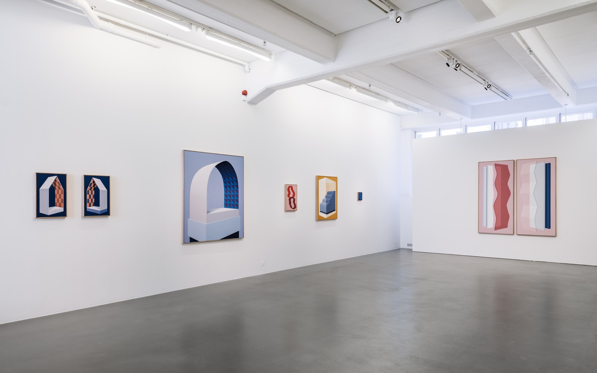 Installation view, Elin Odentia, VISION, 2025, Cecilia Hillström Gallery. Photo: Jean-Baptiste Béranger.