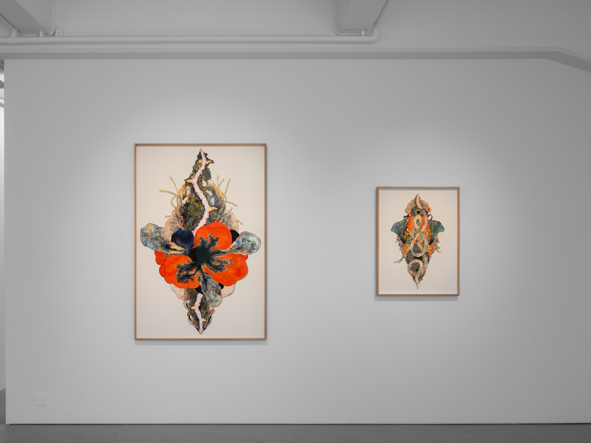 Installation view, Olle Norås, Vid ängarna, 2025, Cecilia Hillström Gallery. Photo: Jean-Baptiste Béranger.