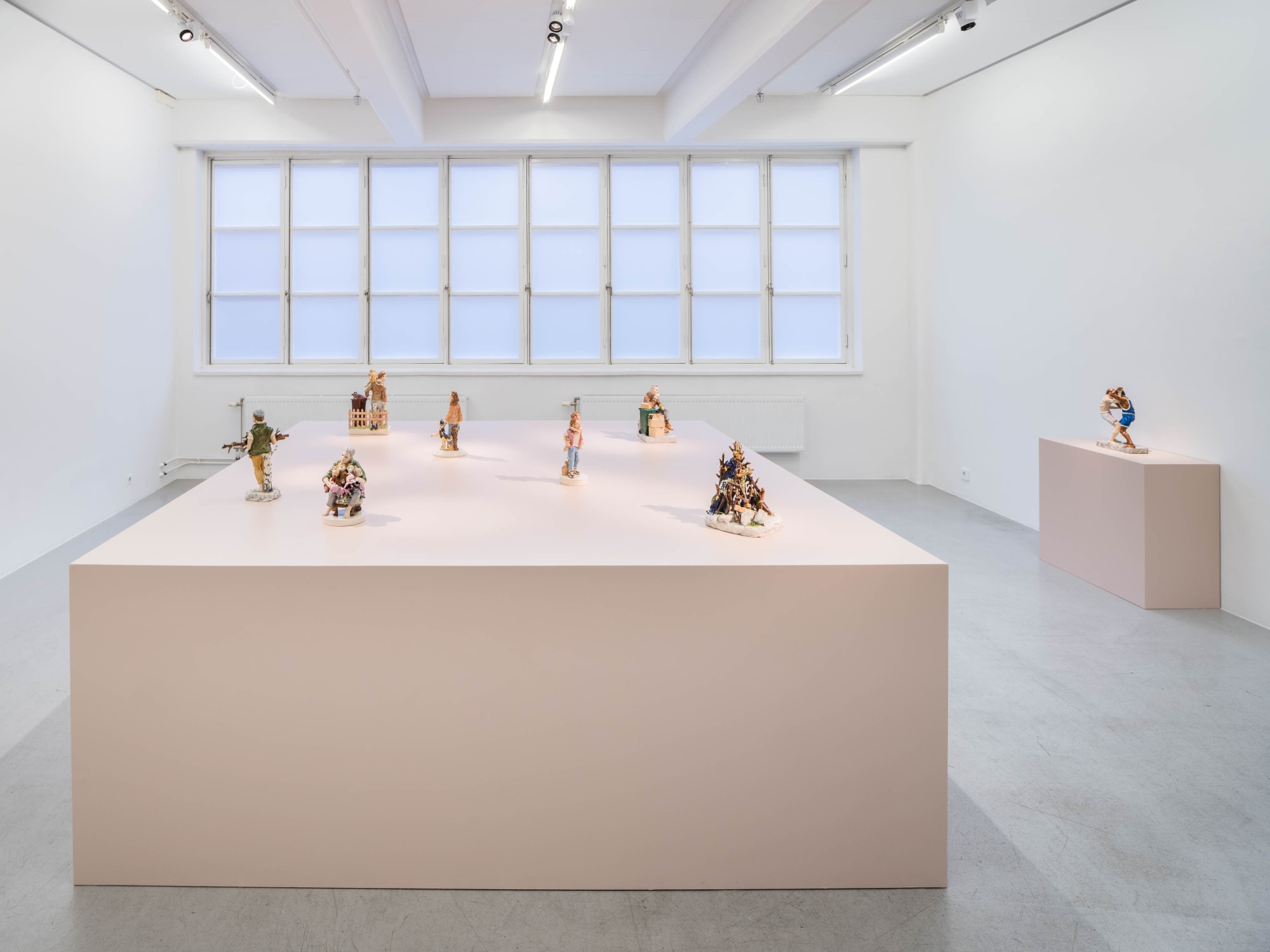 Installation view, Alexander Tallén, Running Towards Nothing, 2022, Cecilia Hillström Gallery. Photo: Jean-Baptiste Béranger