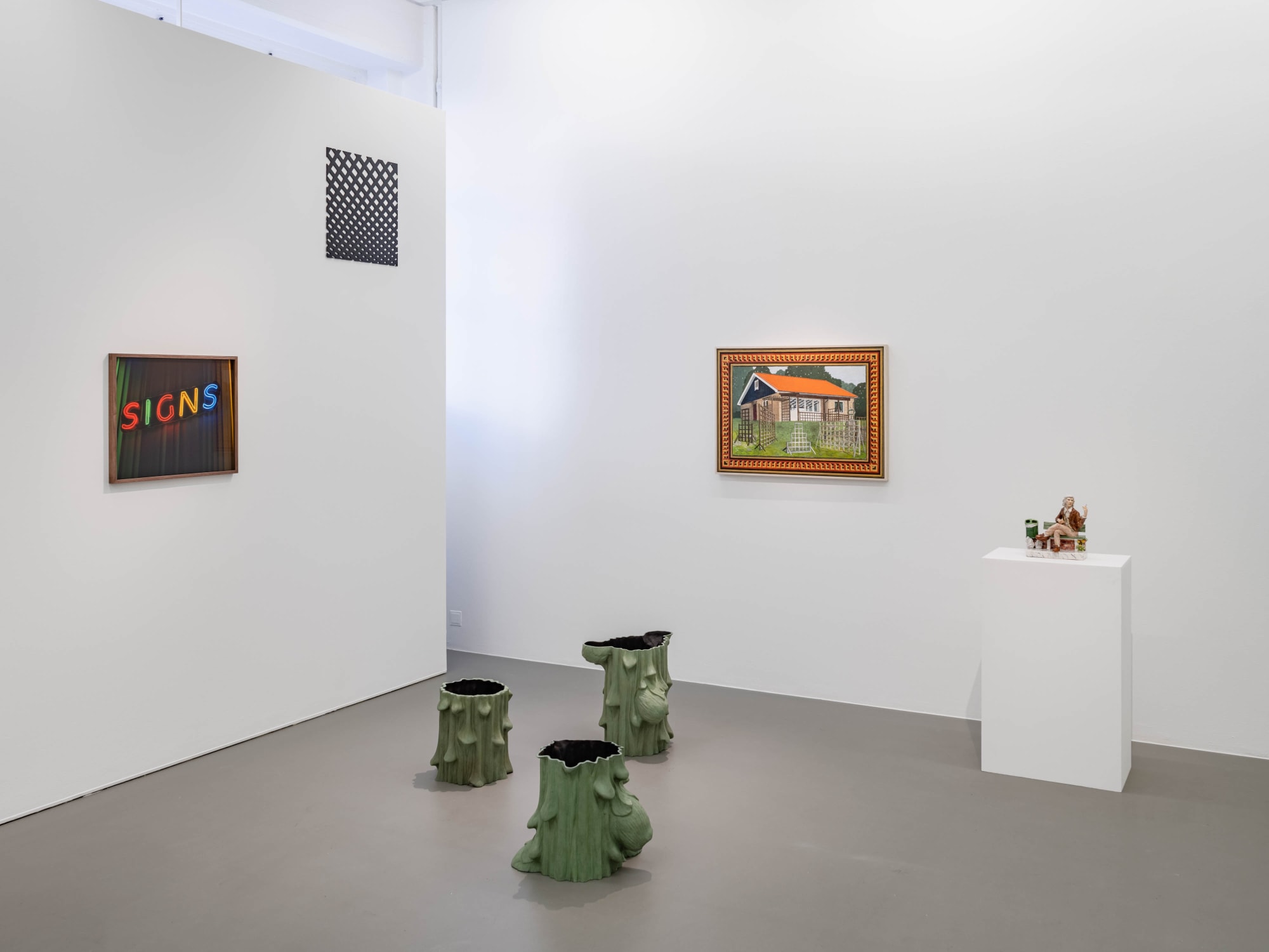 Installation view, 10th anniversary exhibition, 2022, Cecilia Hillström Gallery. Photo: Jean-Baptiste Béranger