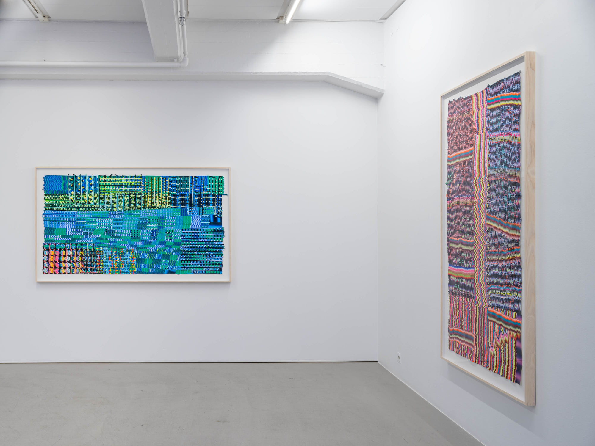 Installation view, Olivia Pettersson Fleur, Preserved Dissipation, 2021, Cecilia Hillström Gallery. Photo: Jean-Baptiste Béranger