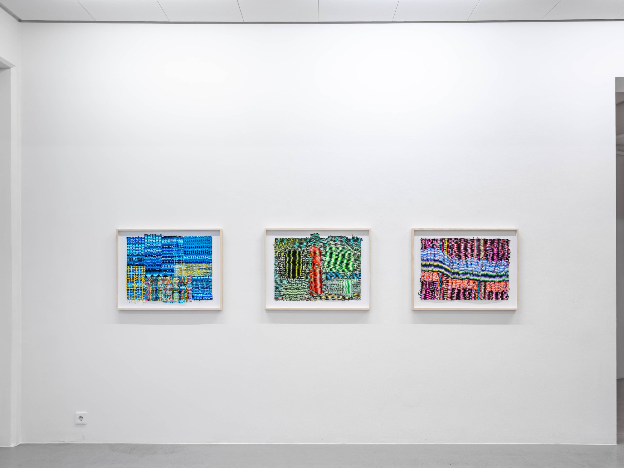 Installation view, Olivia Pettersson Fleur, Preserved Dissipation, 2021, Cecilia Hillström Gallery. Photo: Jean-Baptiste Béranger