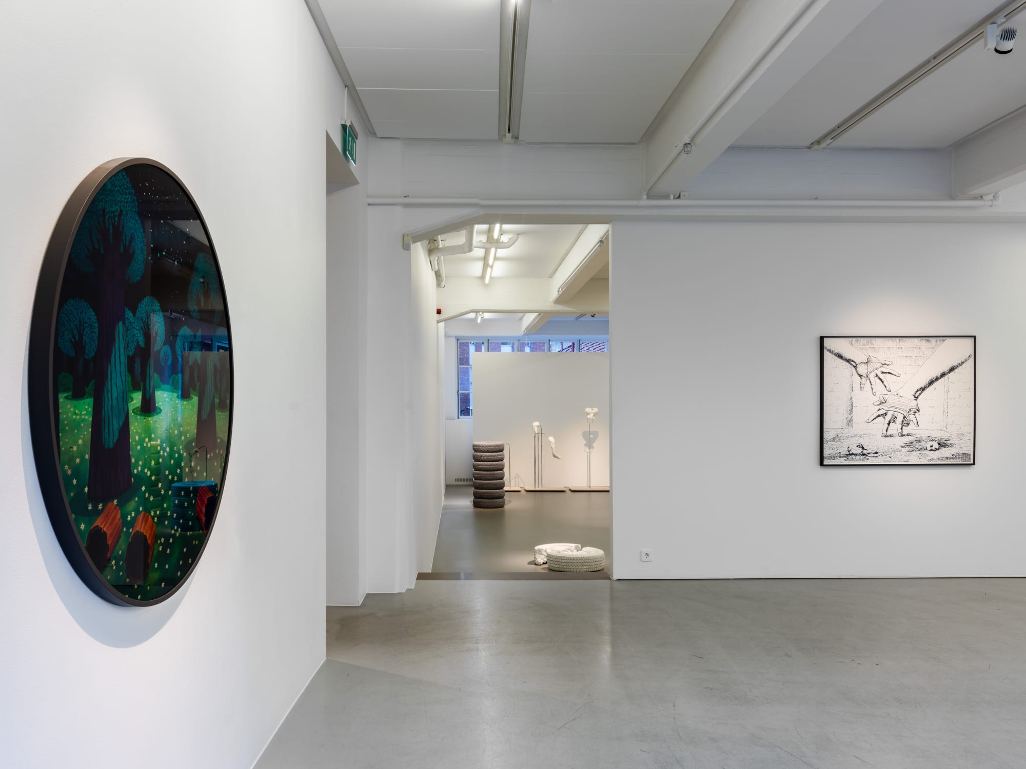 Per Wizén, Trespassers, 2019, installation view, Photo: Jean-Baptiste Béranger