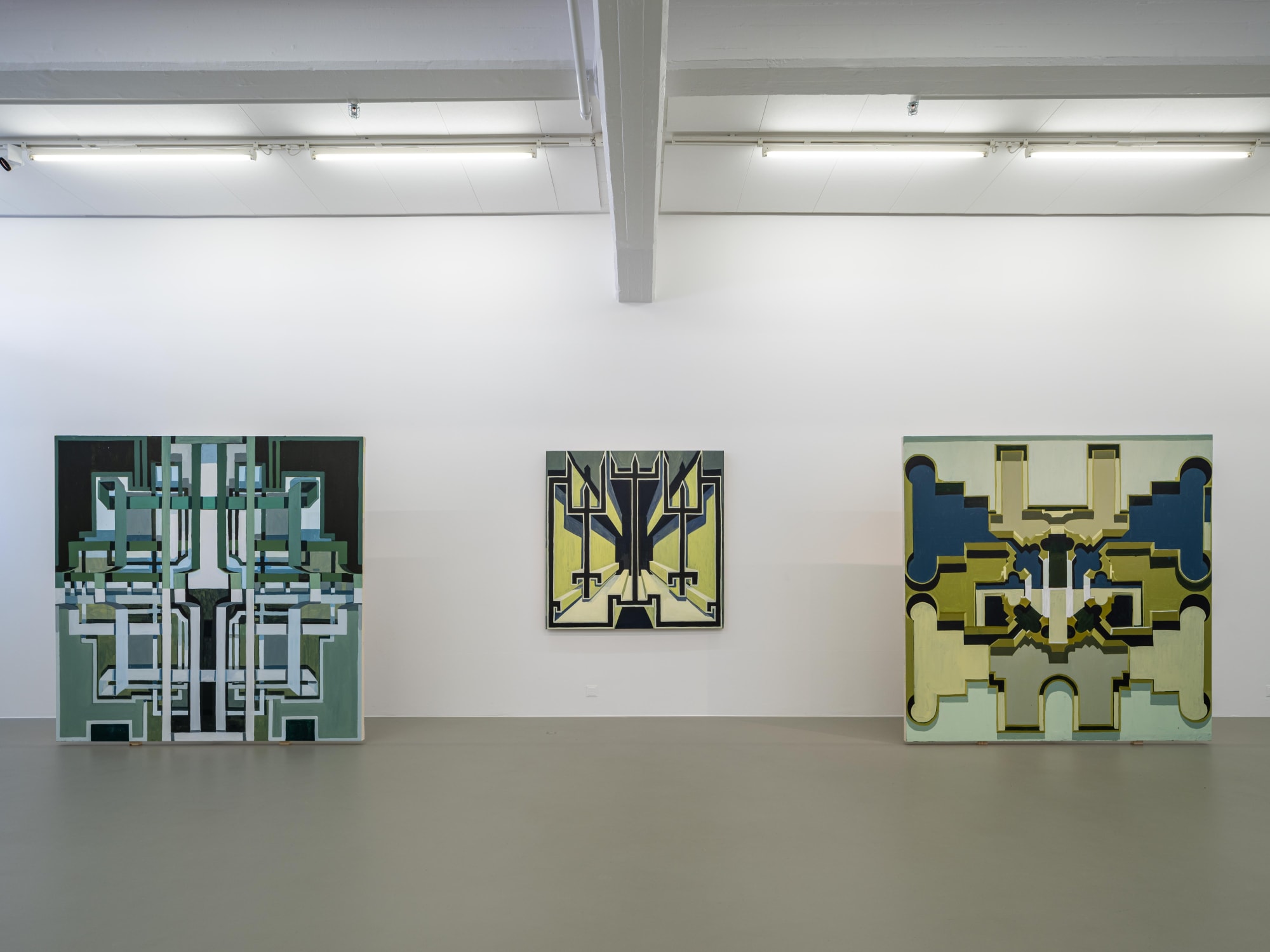 Installation view, Linnea Rygaard, Up Where We Belong, 2019, Cecilia Hillström Gallery. Photo: Jean-Baptiste Béranger