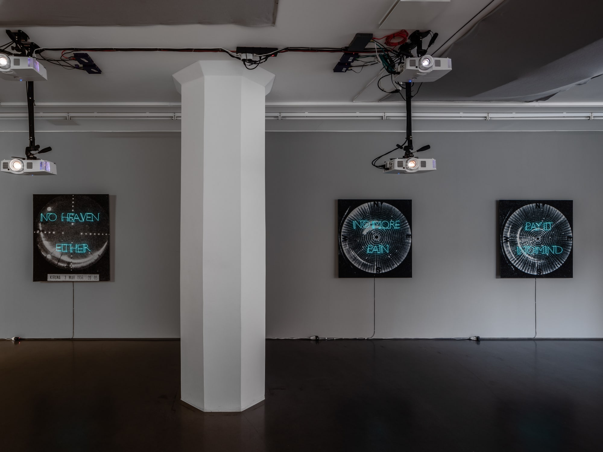 Installation view, Mats Hjelm, The Healer, 2018, Cecilia Hillström Gallery. Photo: Jean-Baptiste Béranger
