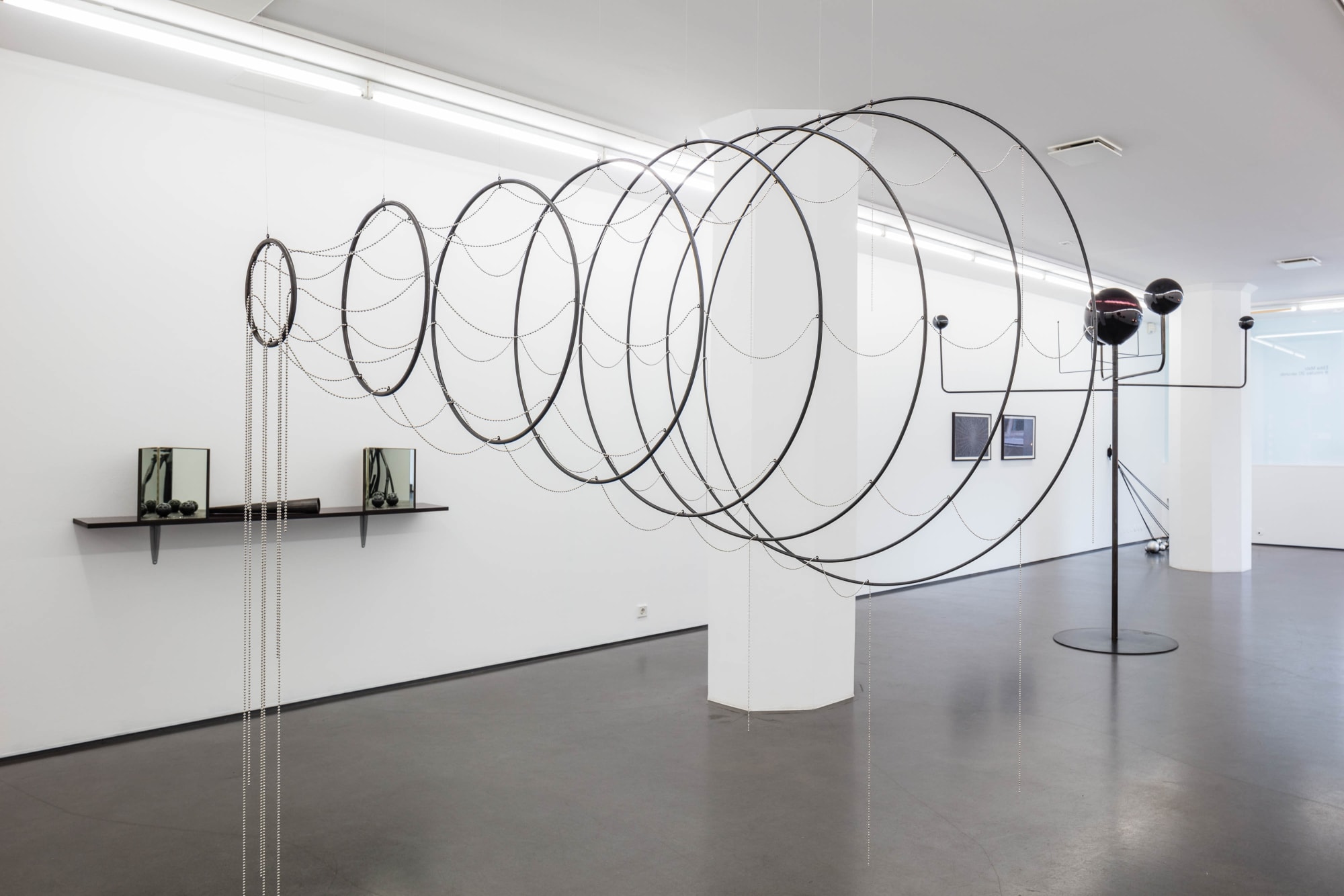 Installation view, Ebba Matz, 8 minutes 20 seconds, 2017, Cecilia Hillström Gallery. Photo: Jean-Baptiste Béranger