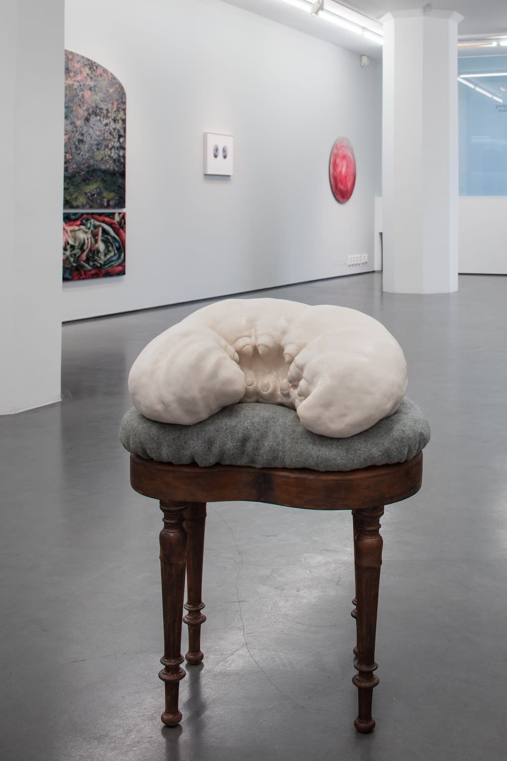 Installation view, Night Remains, 2017, Cecilia Hillström Gallery. Photo: Jean-Baptiste Béranger