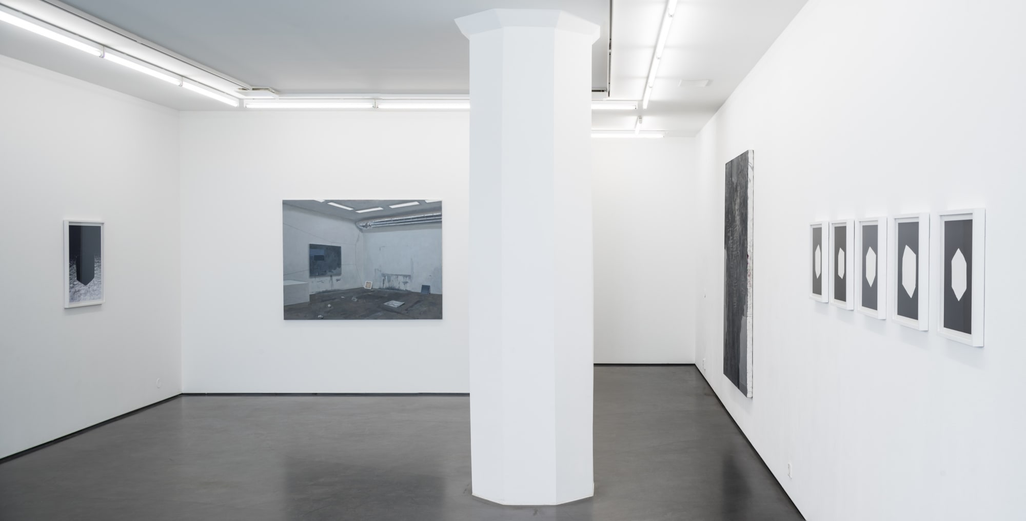 Installation view, Richard G. Carlsson & Linda Hofvander, What We See, or What We Seem, 2016, Cecilia Hillström Gallery. Photo: Jean-Baptiste Béranger