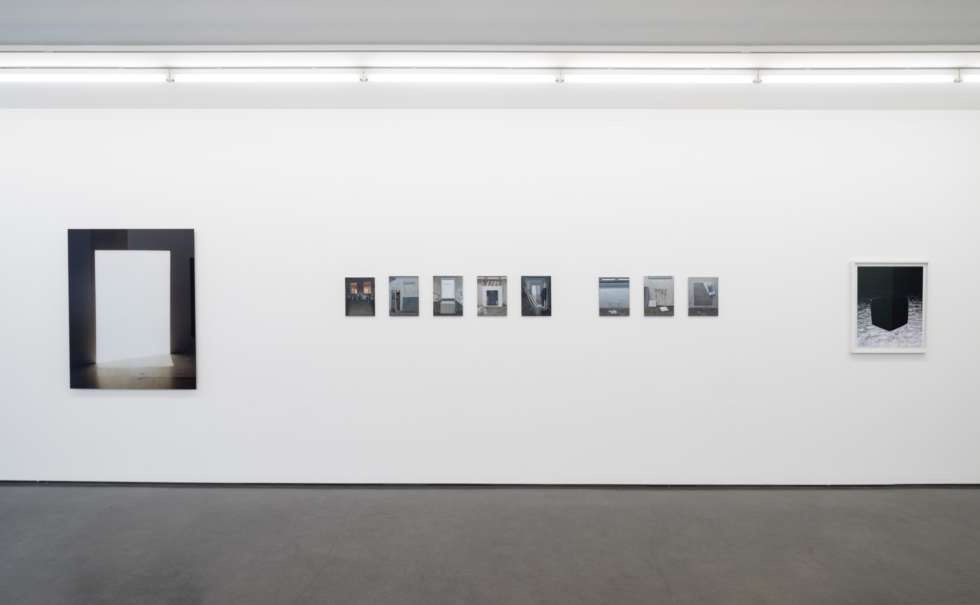 Installation view, Richard G. Carlsson & Linda Hofvander, What We See, or What We Seem, 2016, Cecilia Hillström Gallery. Photo: Jean-Baptiste Béranger