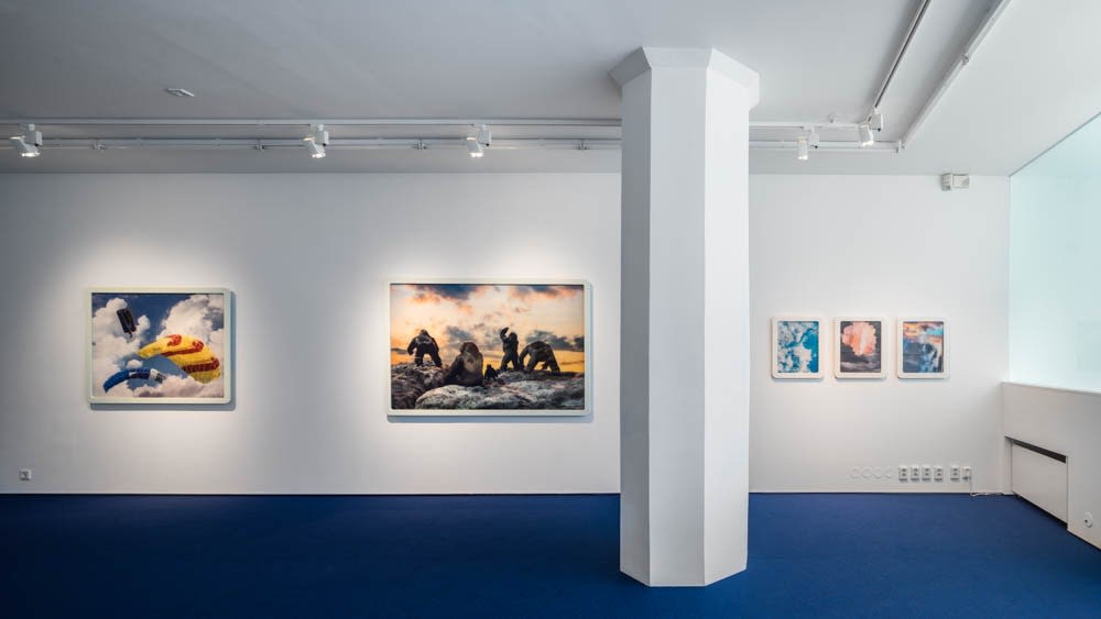 Installation view, Johan Bergström Hyldahl, Winterreise, 2015, Cecilia Hillström Gallery. Photo: Jean-Baptiste Béranger