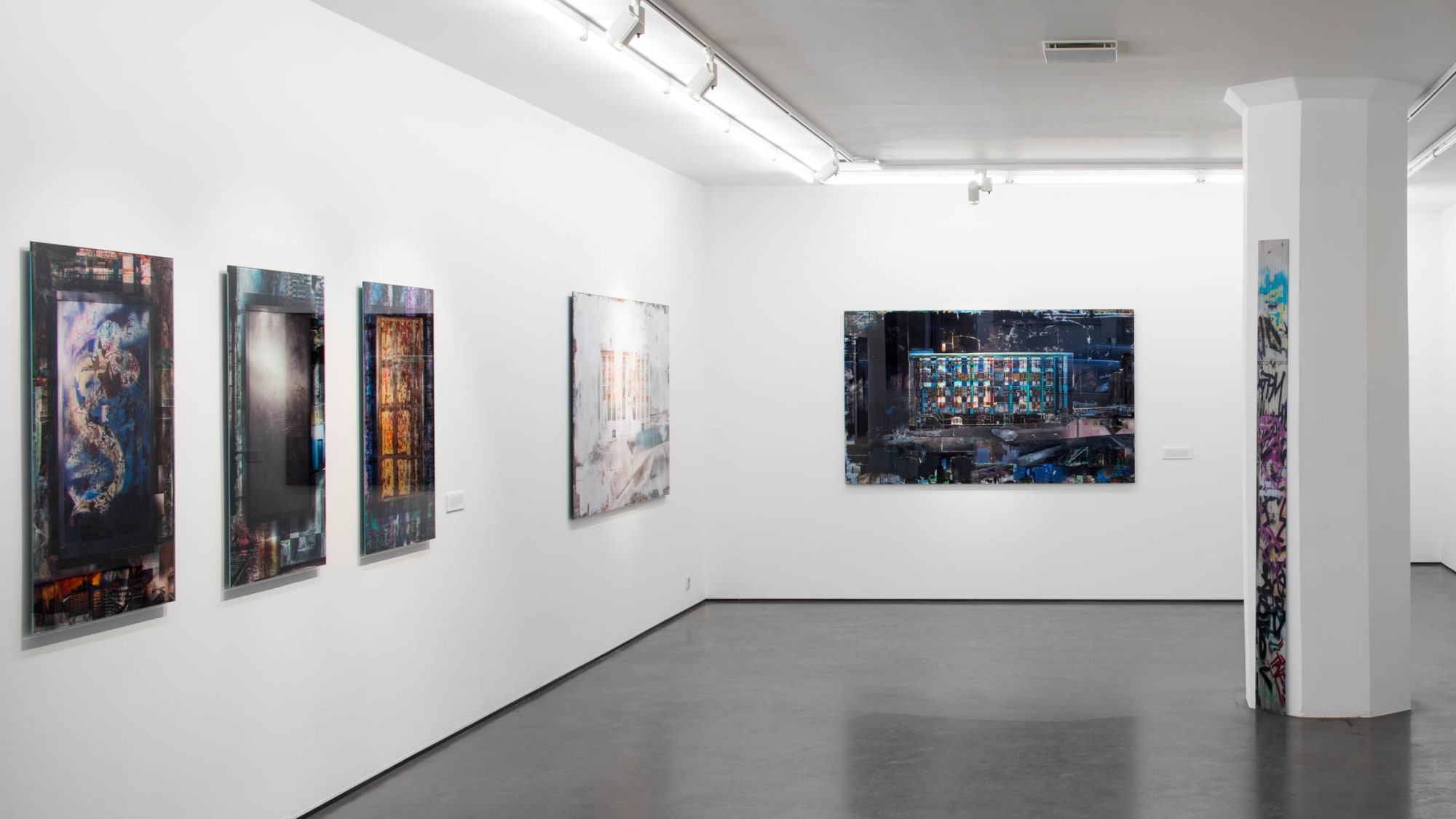 Installation view, David Molander, Rest in Paint, 2015, Cecilia Hillström Gallery. Photo: Jean-Baptiste Béranger