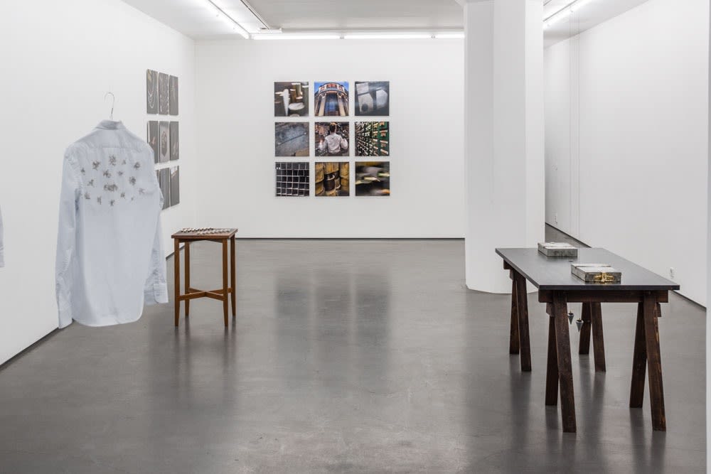 Installation view, Ebba Matz, Duchamp, Babitz & Matz, 2014, Cecilia Hillström Gallery. Photo: Jean-Baptiste Béranger
