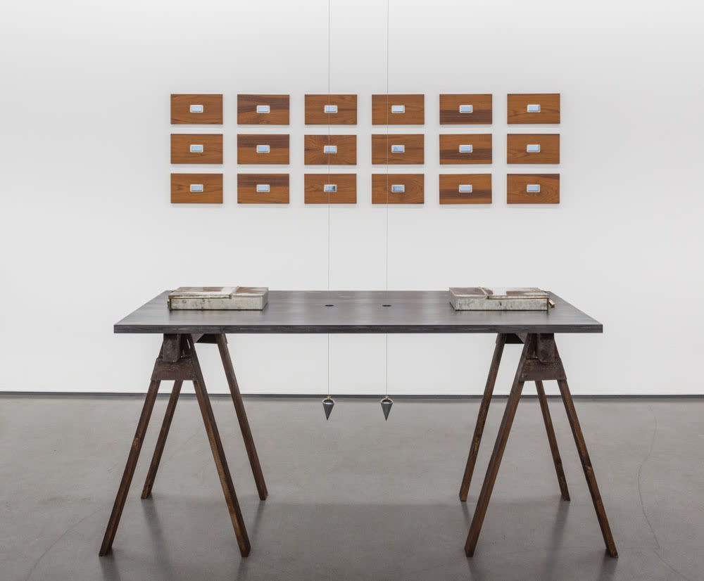 Installation view, Ebba Matz, Duchamp, Babitz & Matz, 2014, Cecilia Hillström Gallery. Photo: Jean-Baptiste Béranger