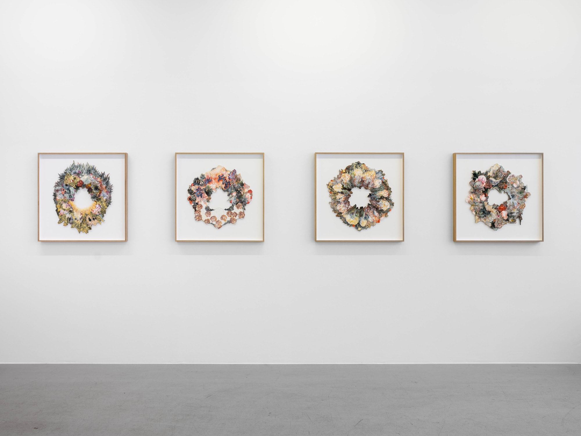 Installation view, Olle Norås, Sångerna gör oss starkare, 2022, Cecilia Hillström Gallery. Photo: Jean-Baptiste Béranger