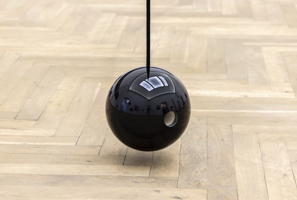 Installation view, Kristina Matousch, Squat, CHART Art Fair 2022, Cecilia Hillström Gallery. Photo: Malle Madsen