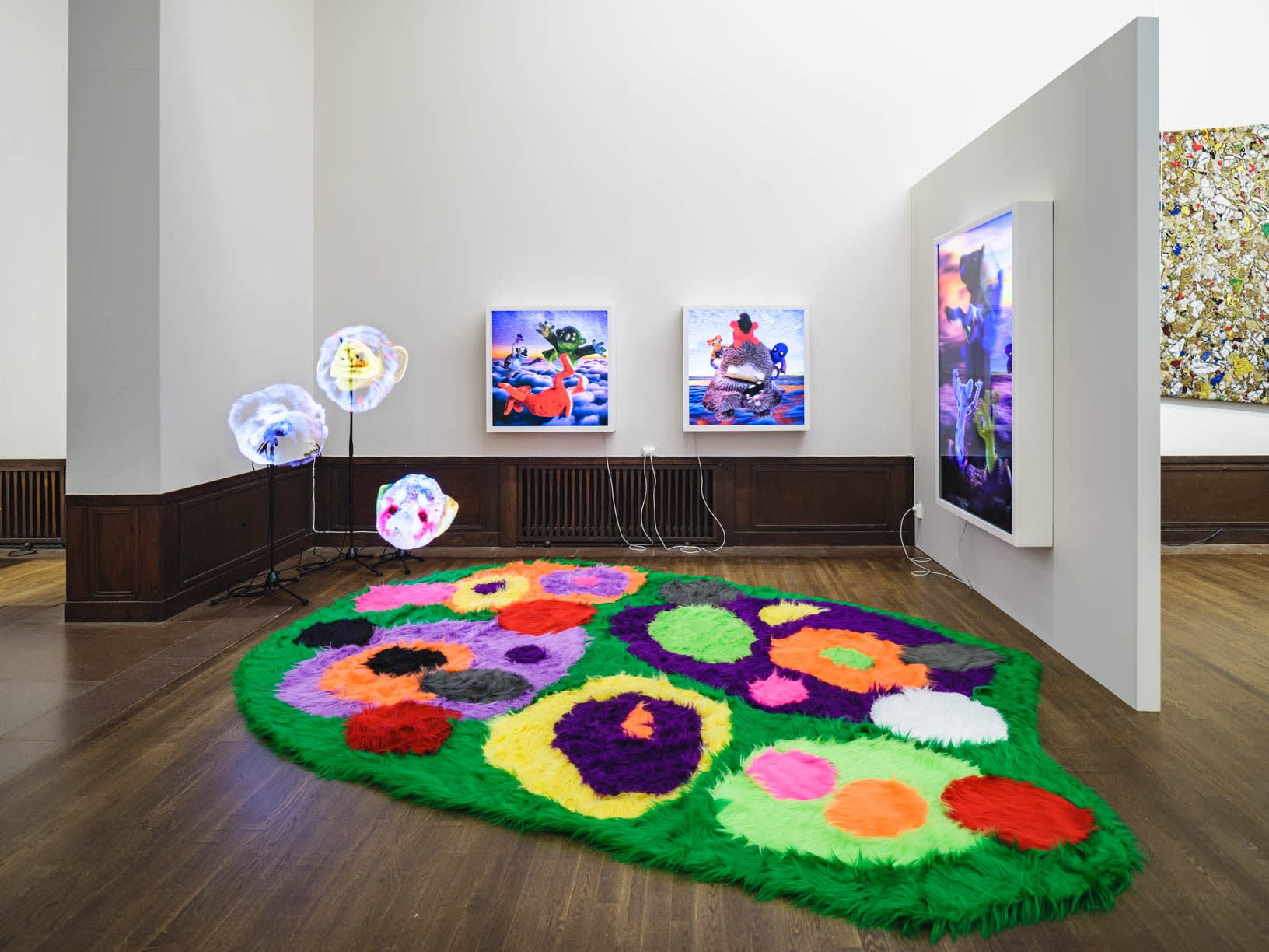 Installation view, Johan Bergström Hyldahl, Above the Clouds, MARKET Art Fair 2021, Cecilia Hillström Gallery. Photo: Jean-Baptiste Béranger