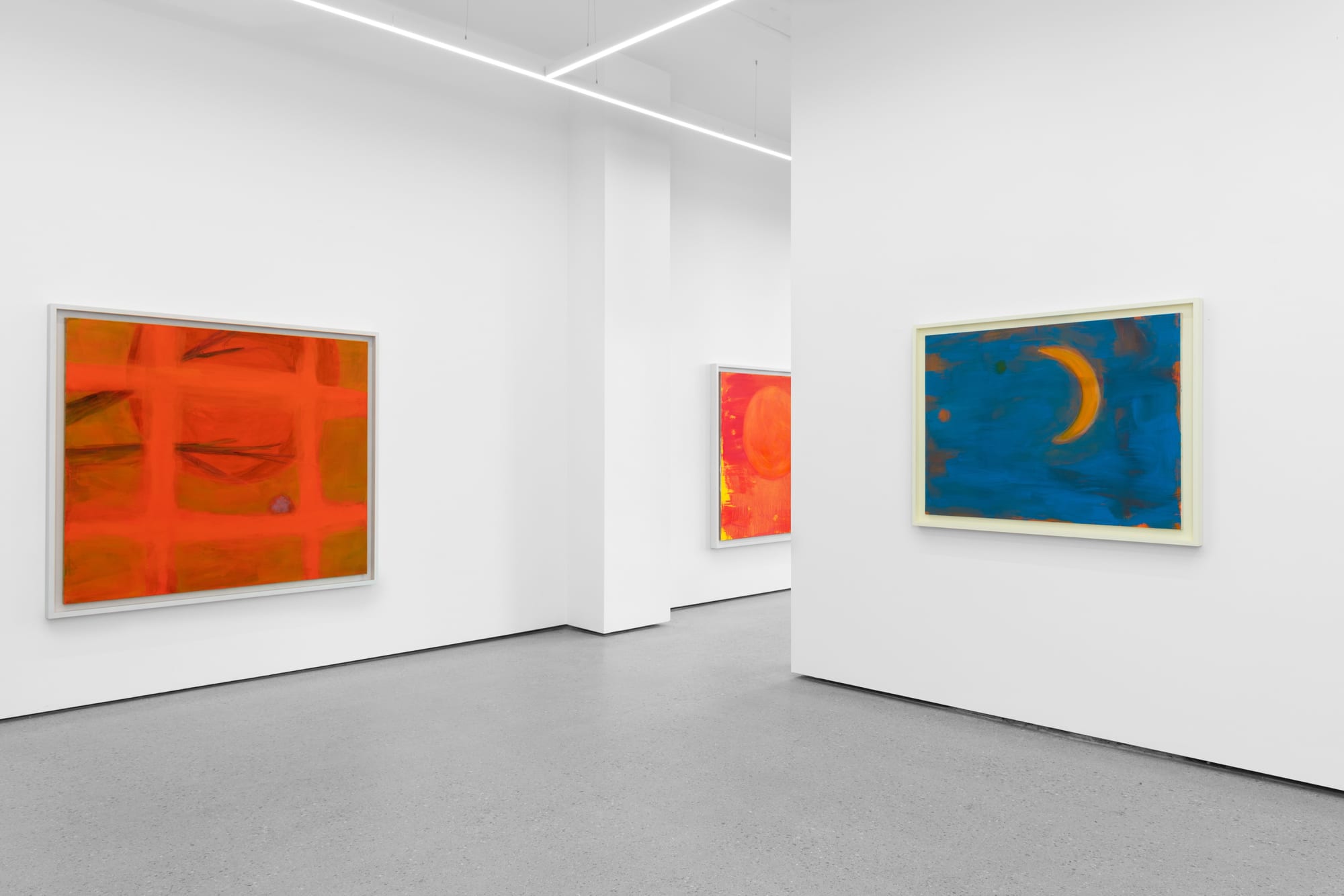 Installation view, Yves Scherer, "New York Minute," Golsa, Oslo, 2023