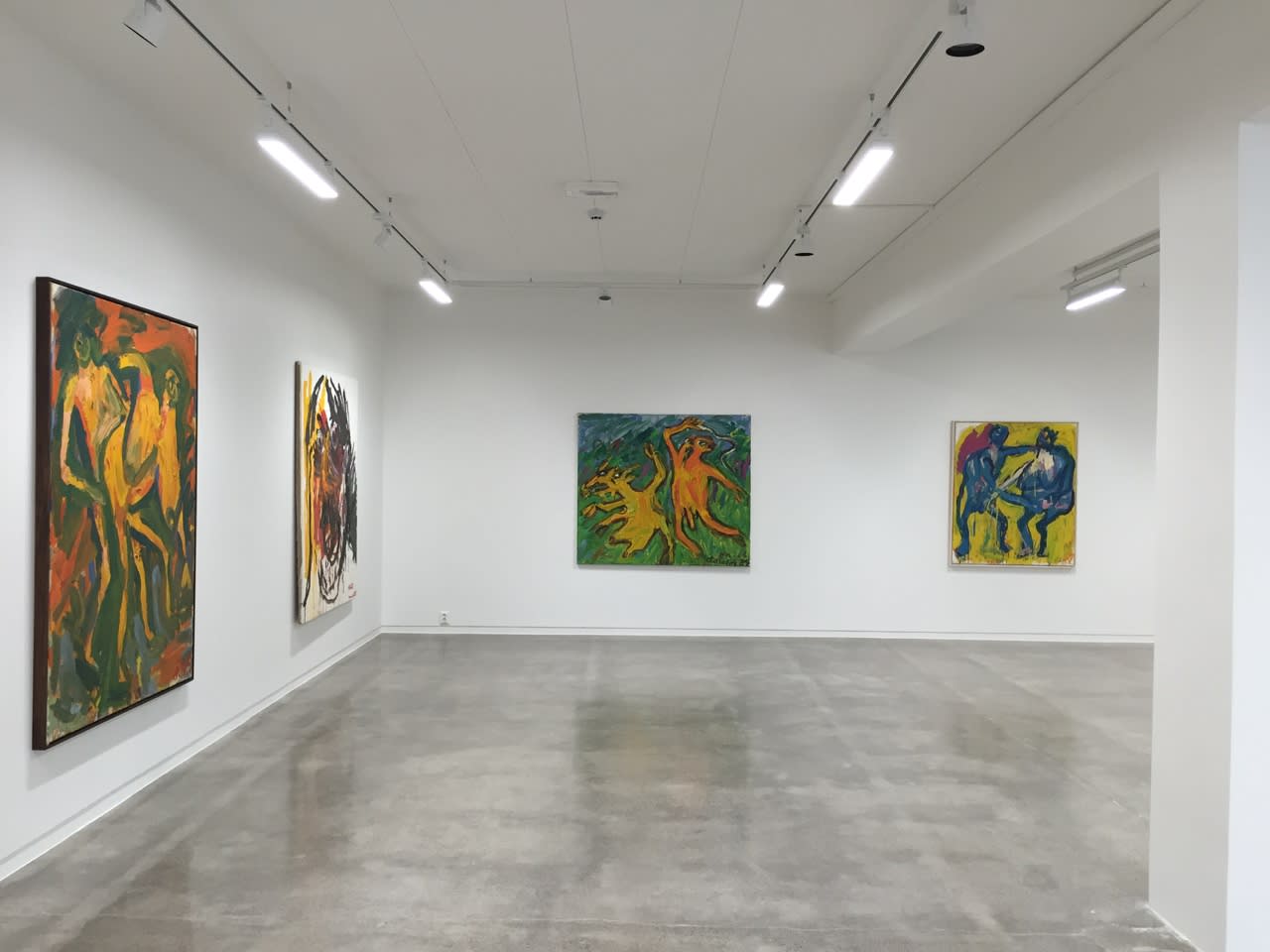 Otto Muehl, installation view, Paintings and drawings from the 80's, Golsa, Oslo, 2015