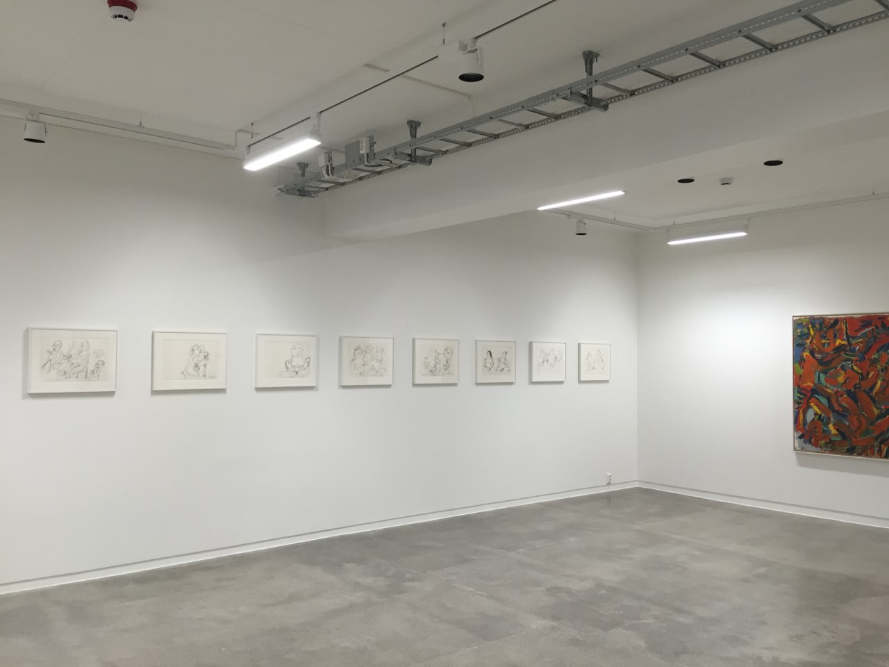 Otto Muehl, installation view, Paintings and drawings from the 80's, Golsa, Oslo, 2015