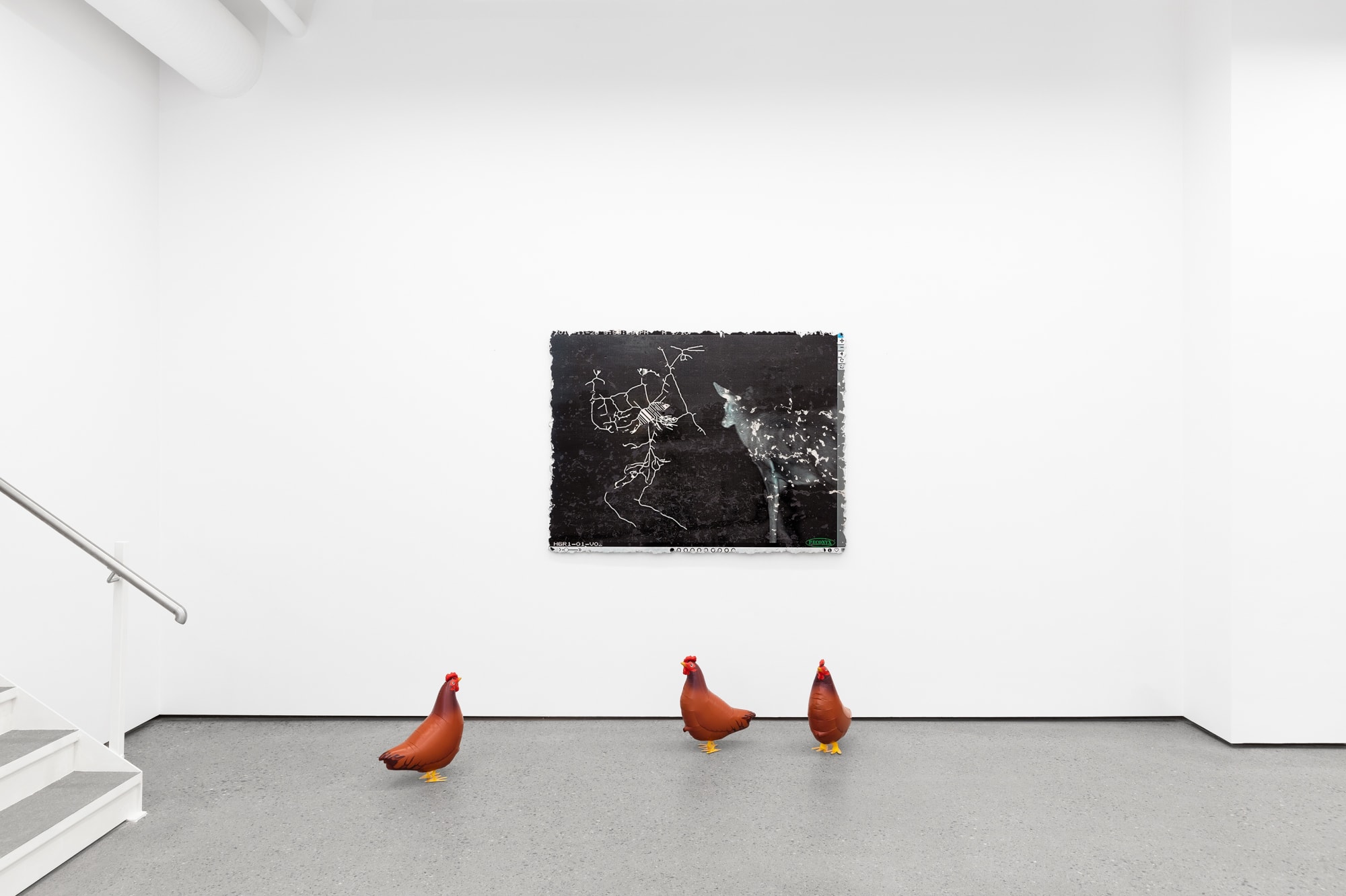 Benedikte Bjerre, Katja Novitskova, Installation image, Farm Life, Golsa, 2022