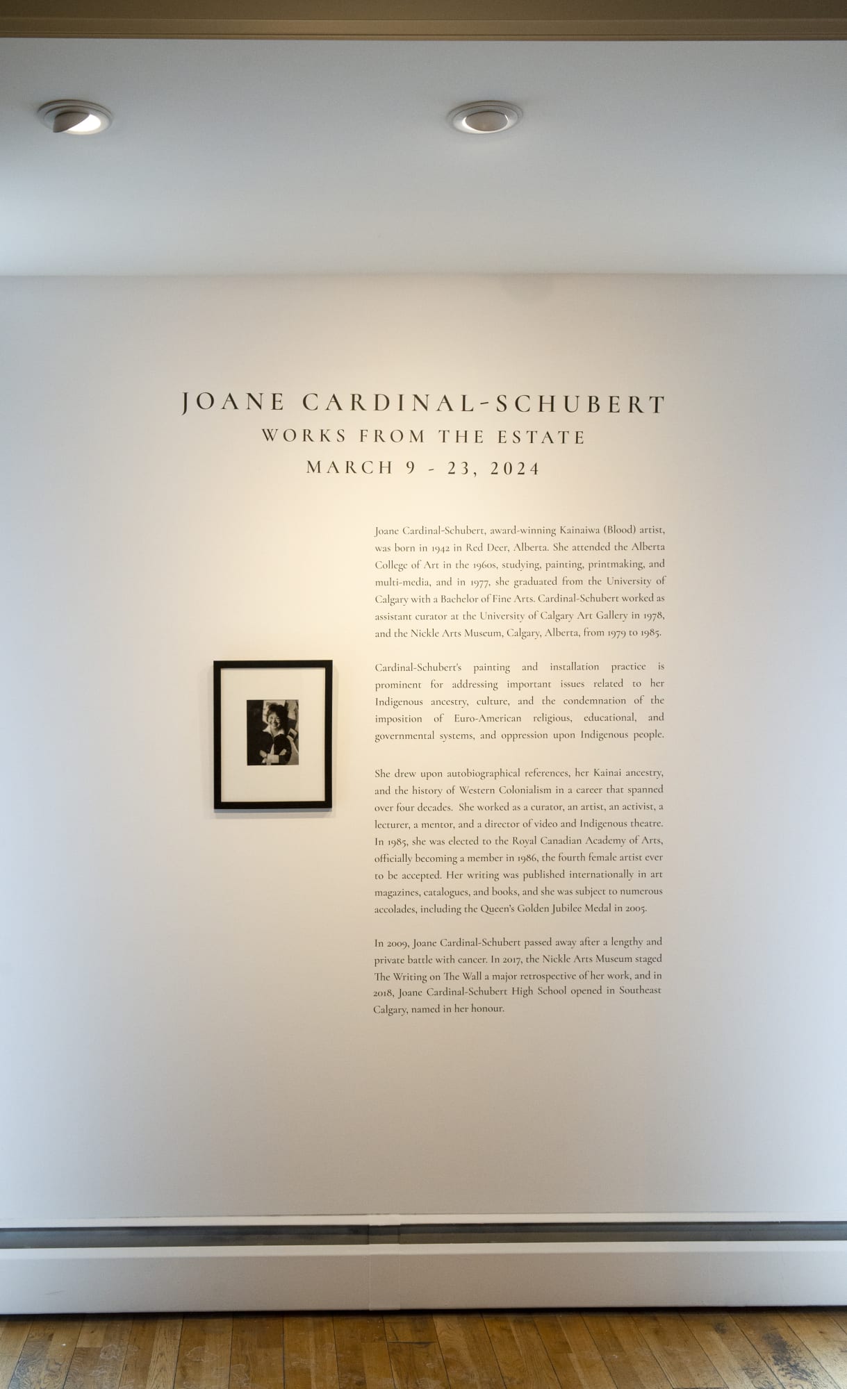 Joane Cardinal-Schubert: Works from the Estate