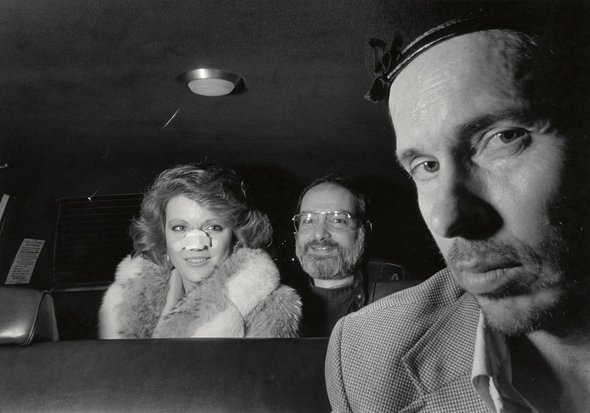 Self-Portrait with Couple, Woman in Bandage, 1986